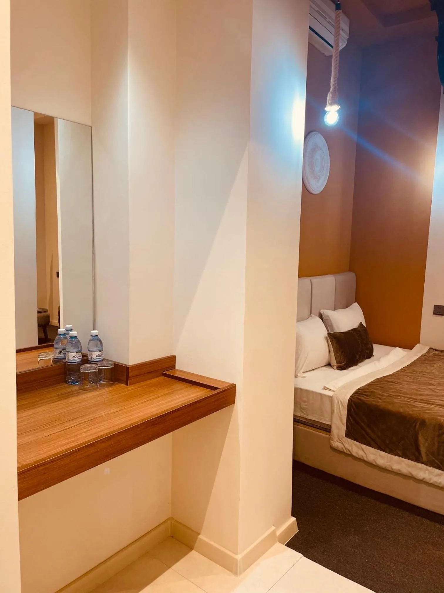 Bed in Seven Boutique Hotel Baku