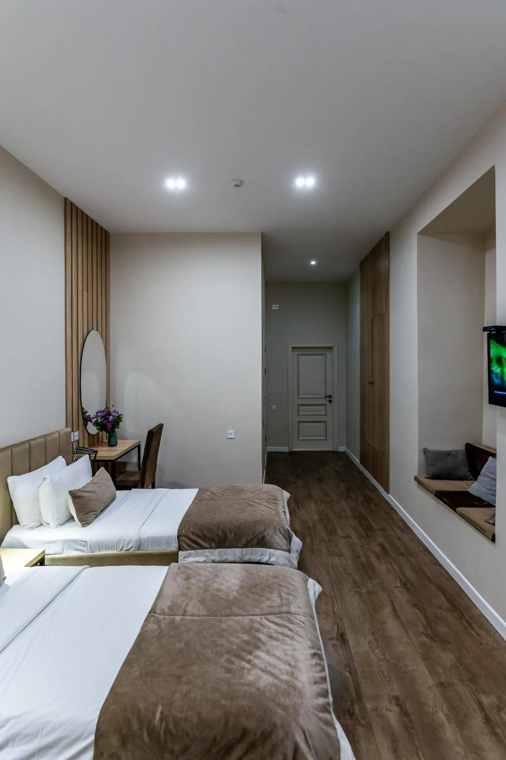 Bed in Seven Boutique Hotel Baku