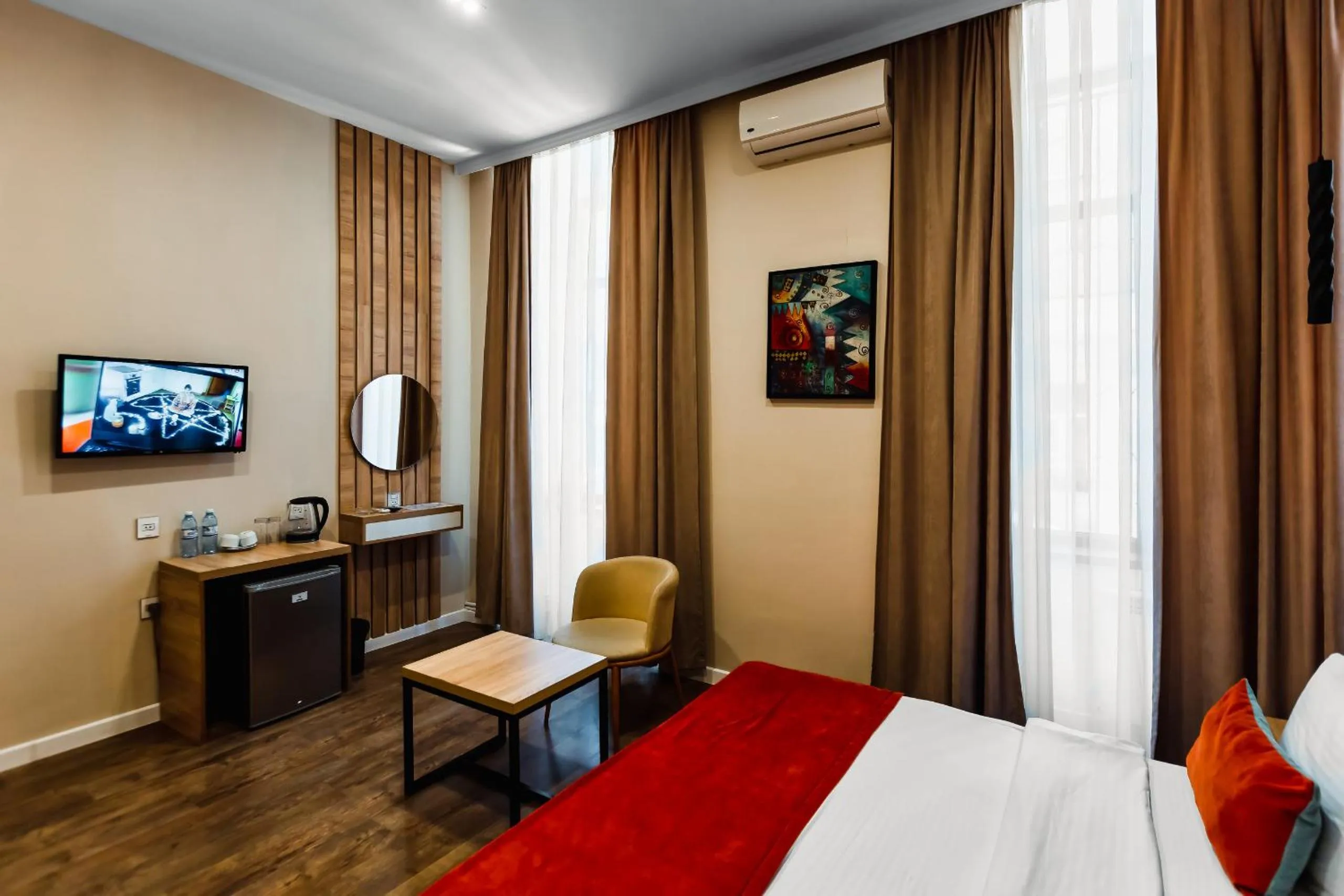 Bed in Seven Boutique Hotel Baku