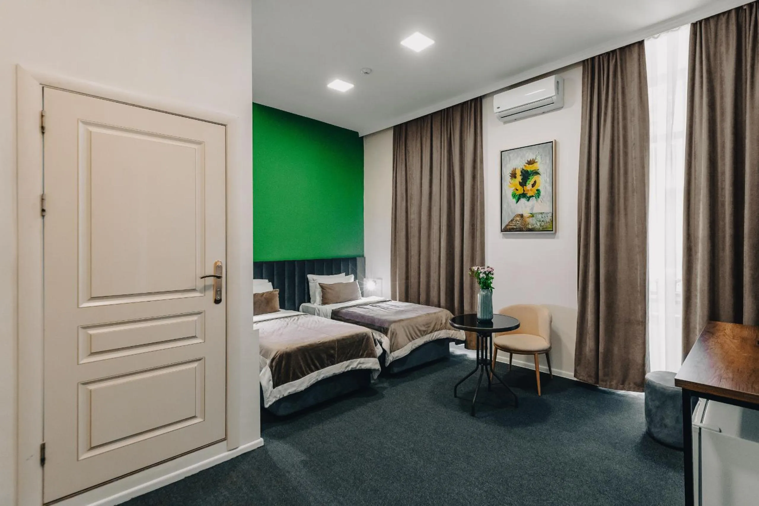 Bed in Seven Boutique Hotel Baku