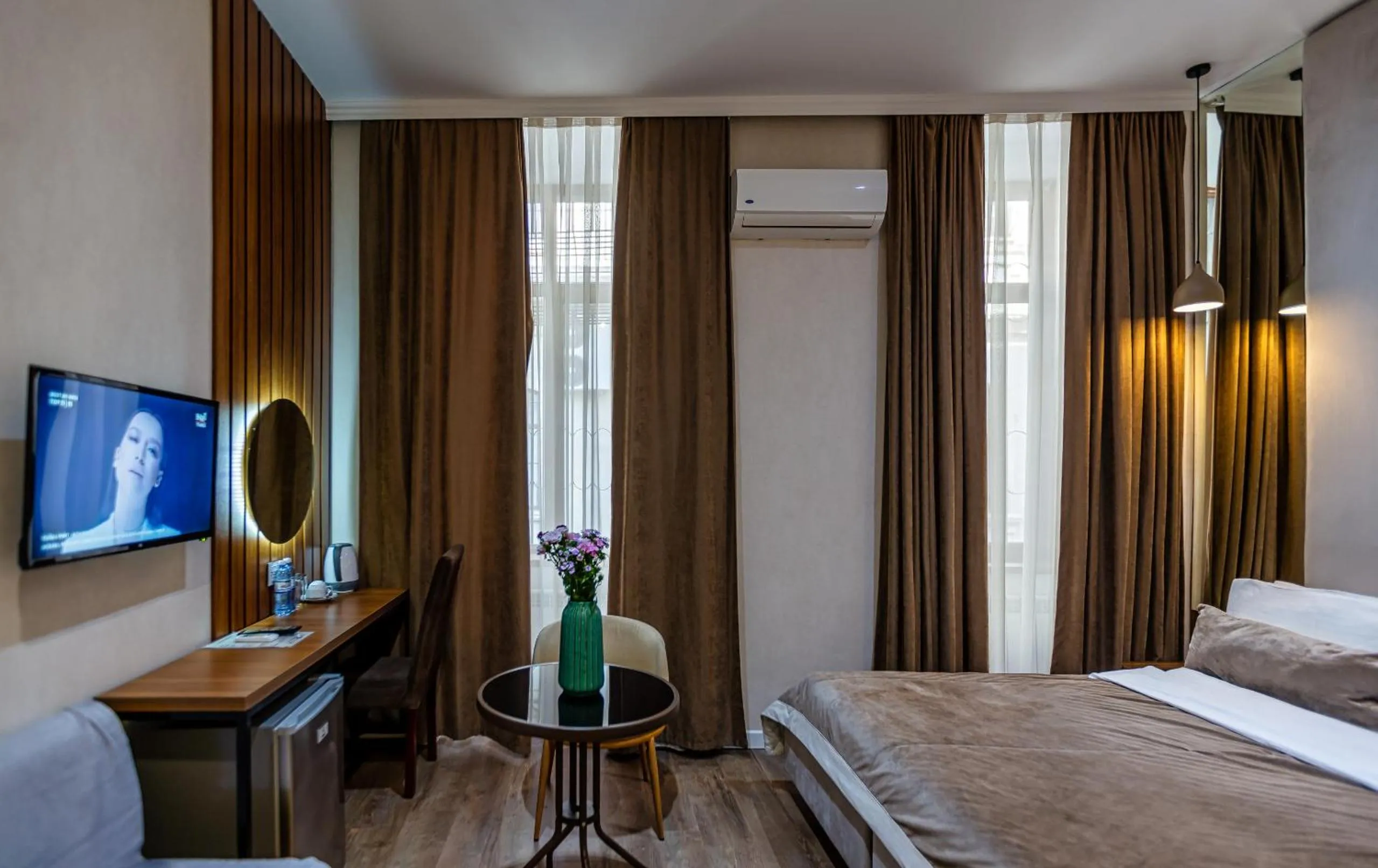 Bed in Seven Boutique Hotel Baku