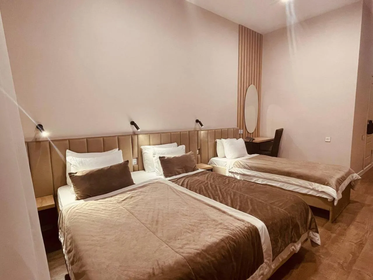 Bed in Seven Boutique Hotel Baku