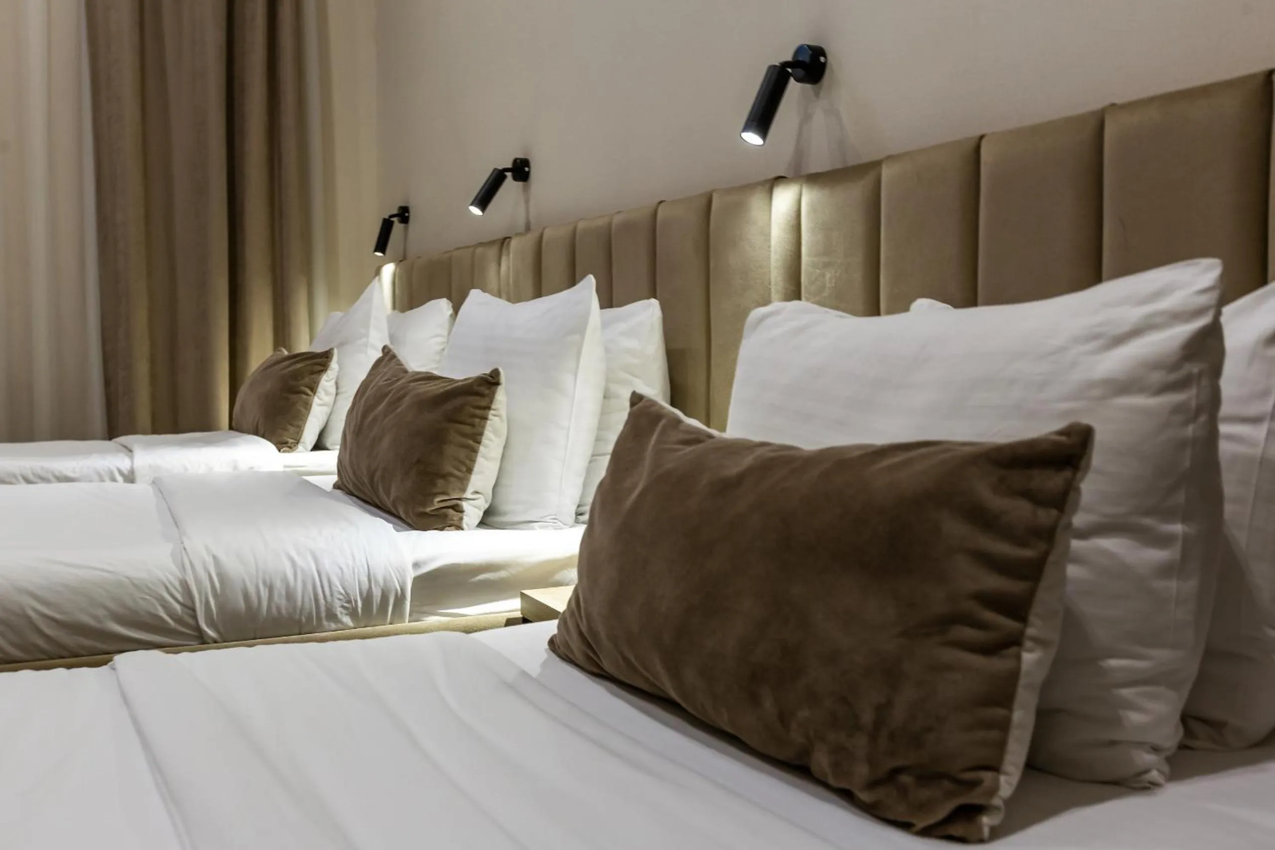 Bed in Seven Boutique Hotel Baku