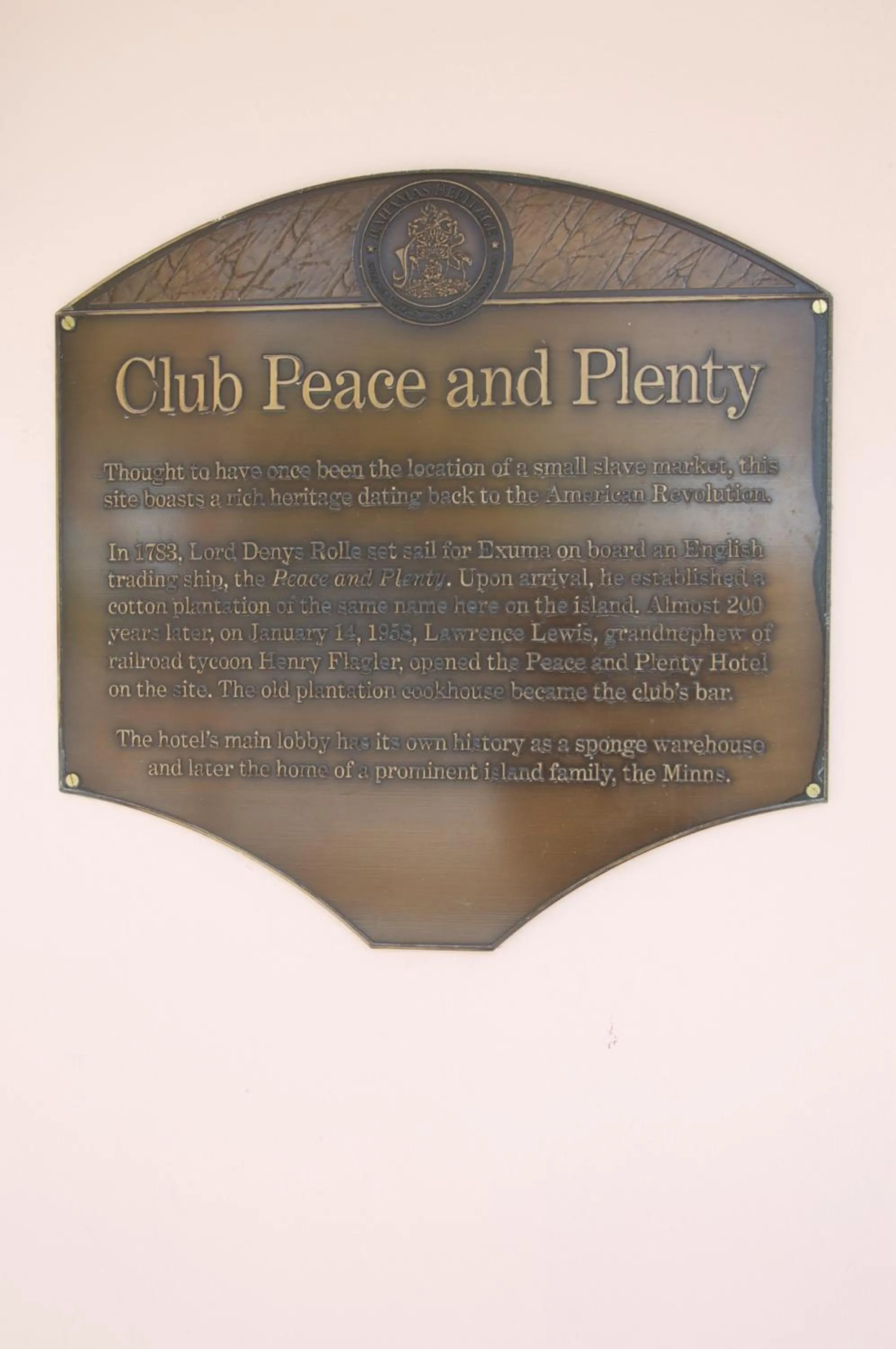 Property logo or sign in Peace and Plenty Resort