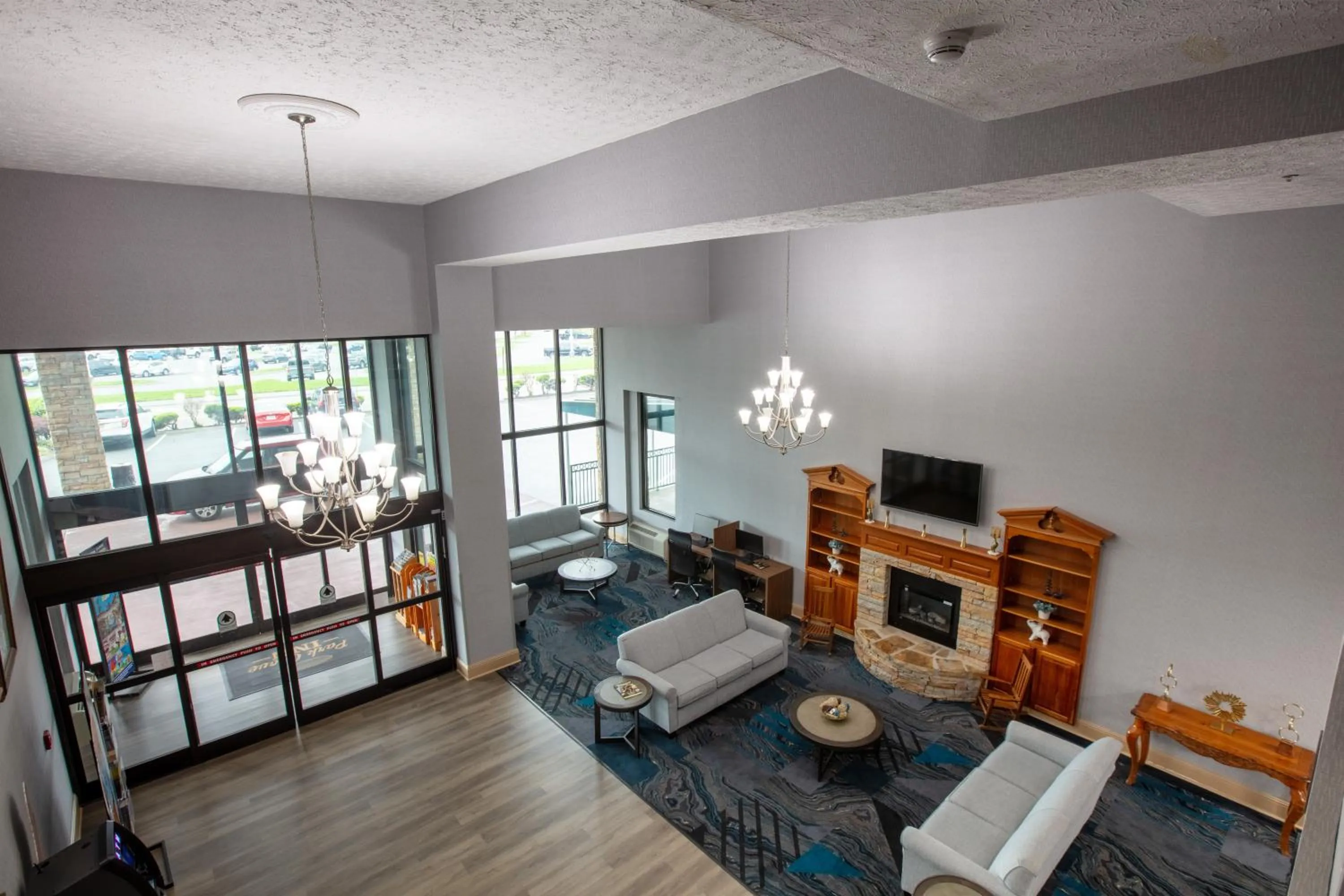 Lobby or reception, Bed in Park Grove Inn