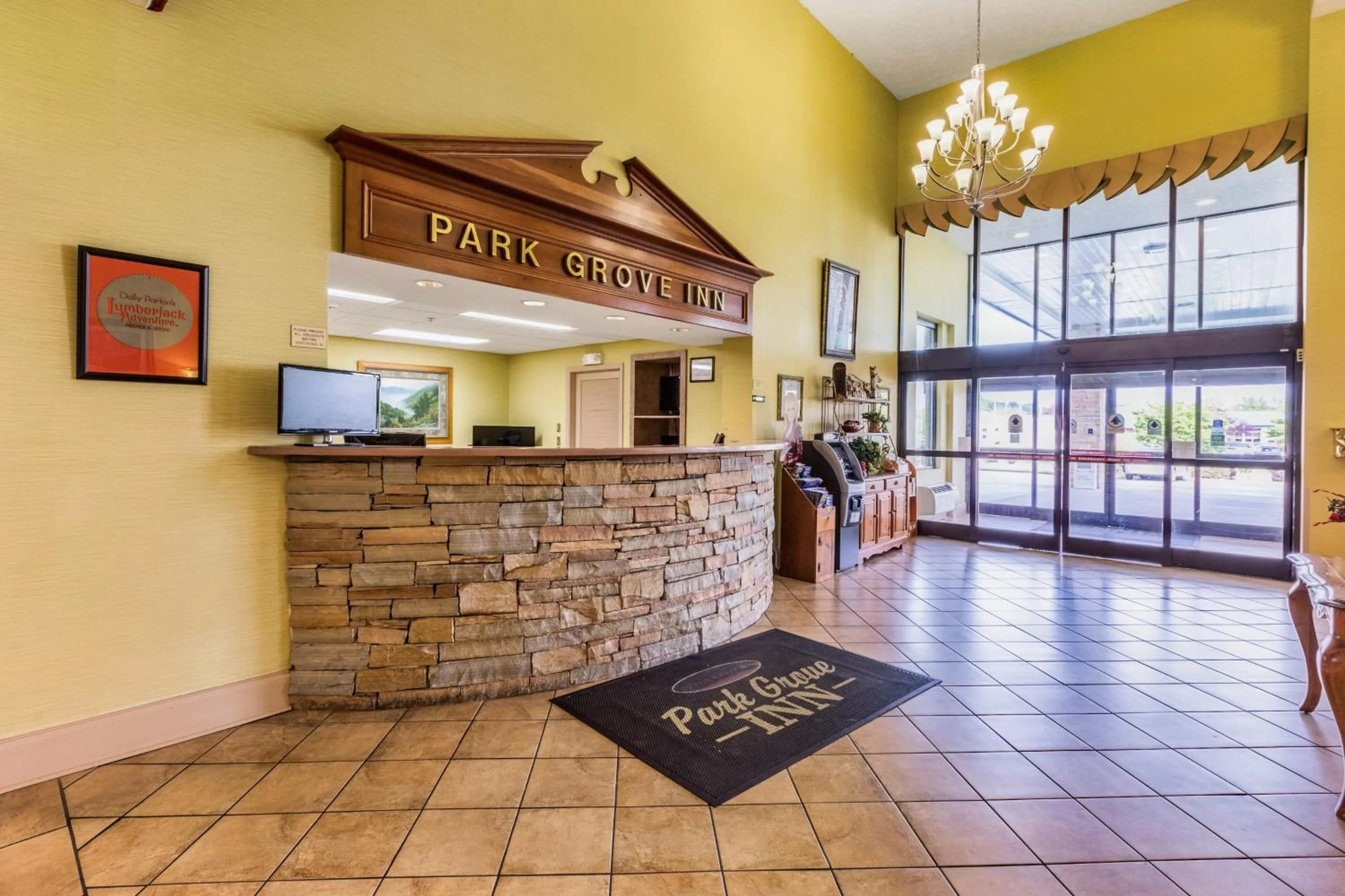 Lobby or reception in Park Grove Inn