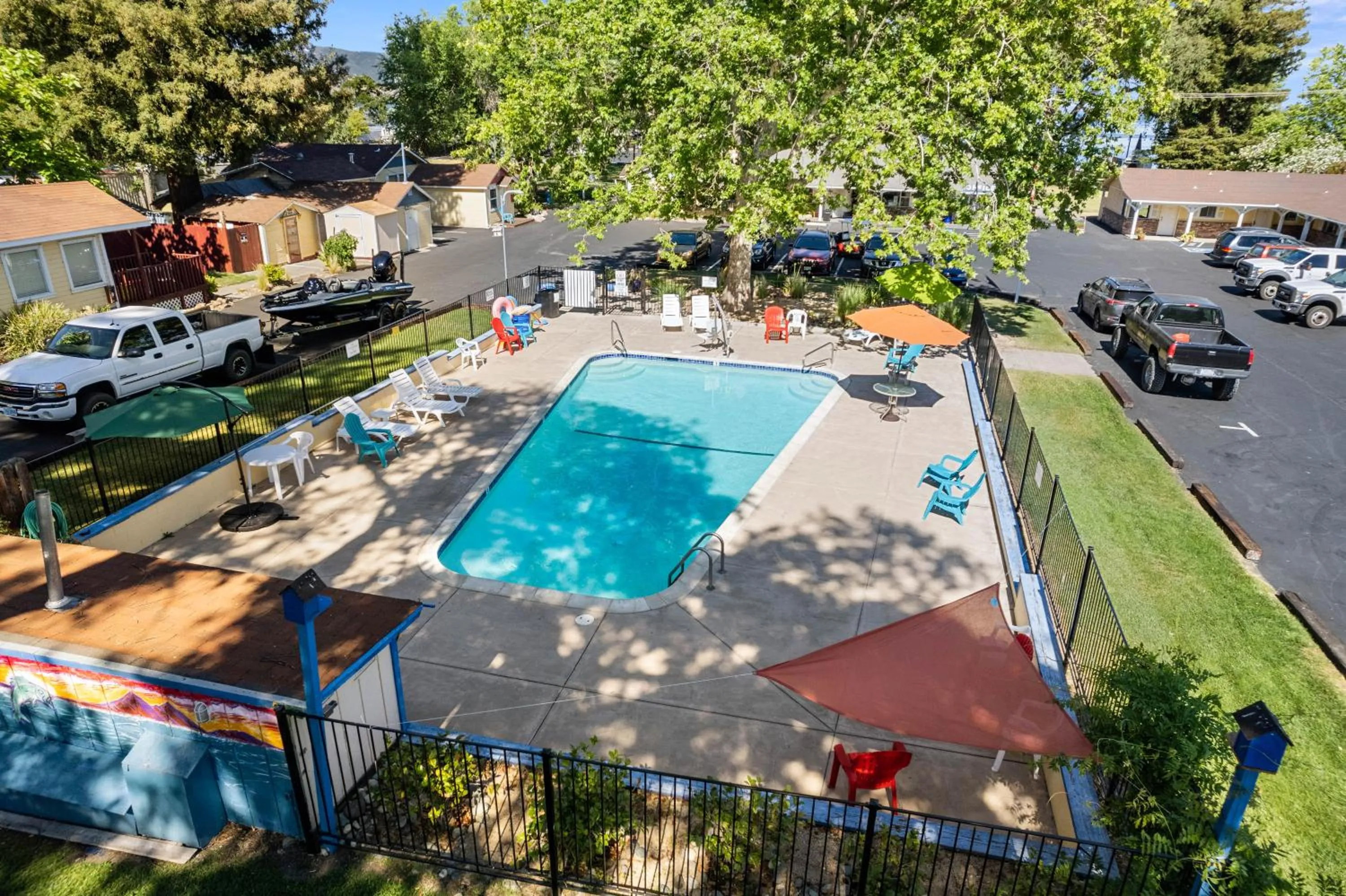 Pool view in Skylark Shores Resort