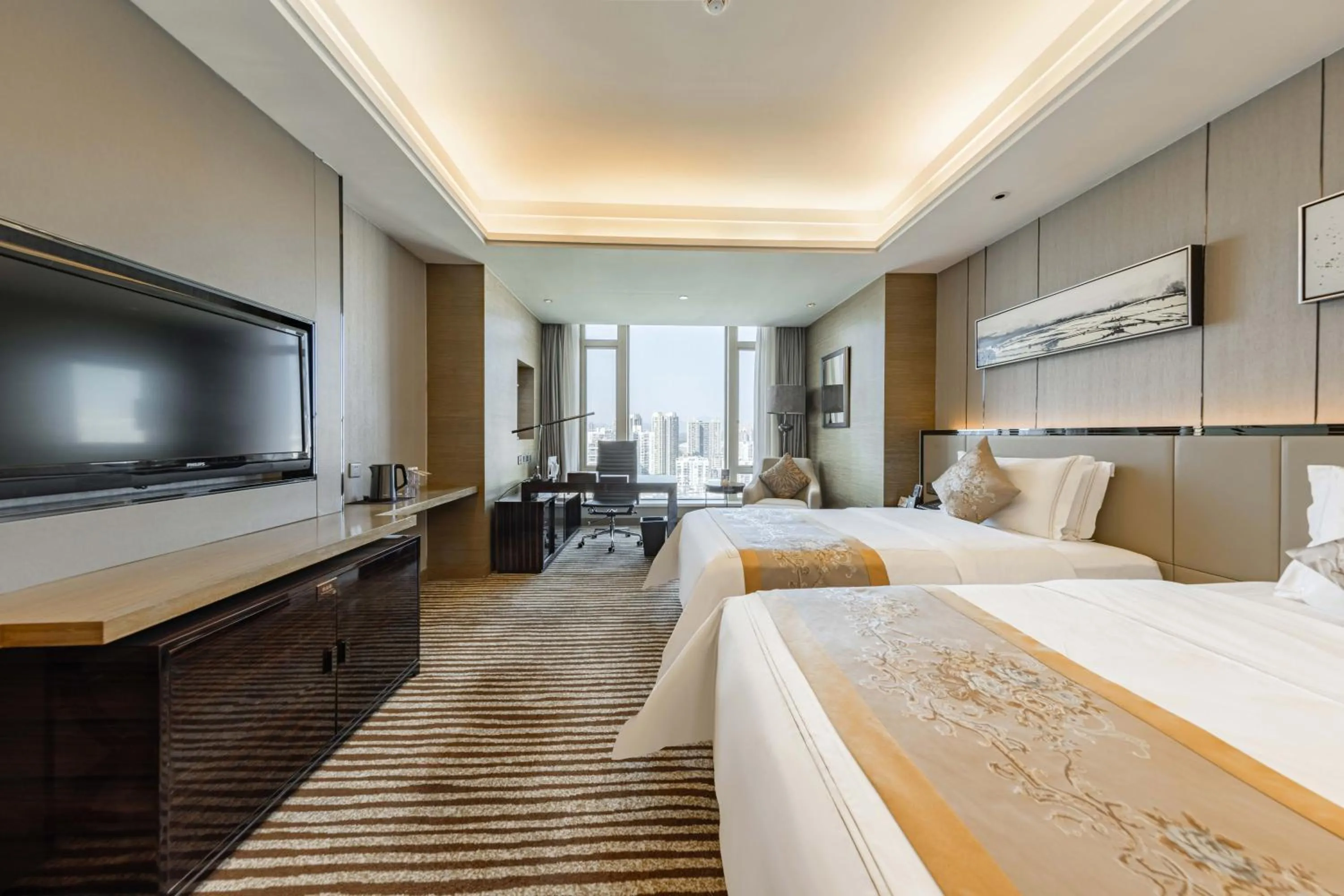 Bed in Shenzhen LANGYUE International Hotel