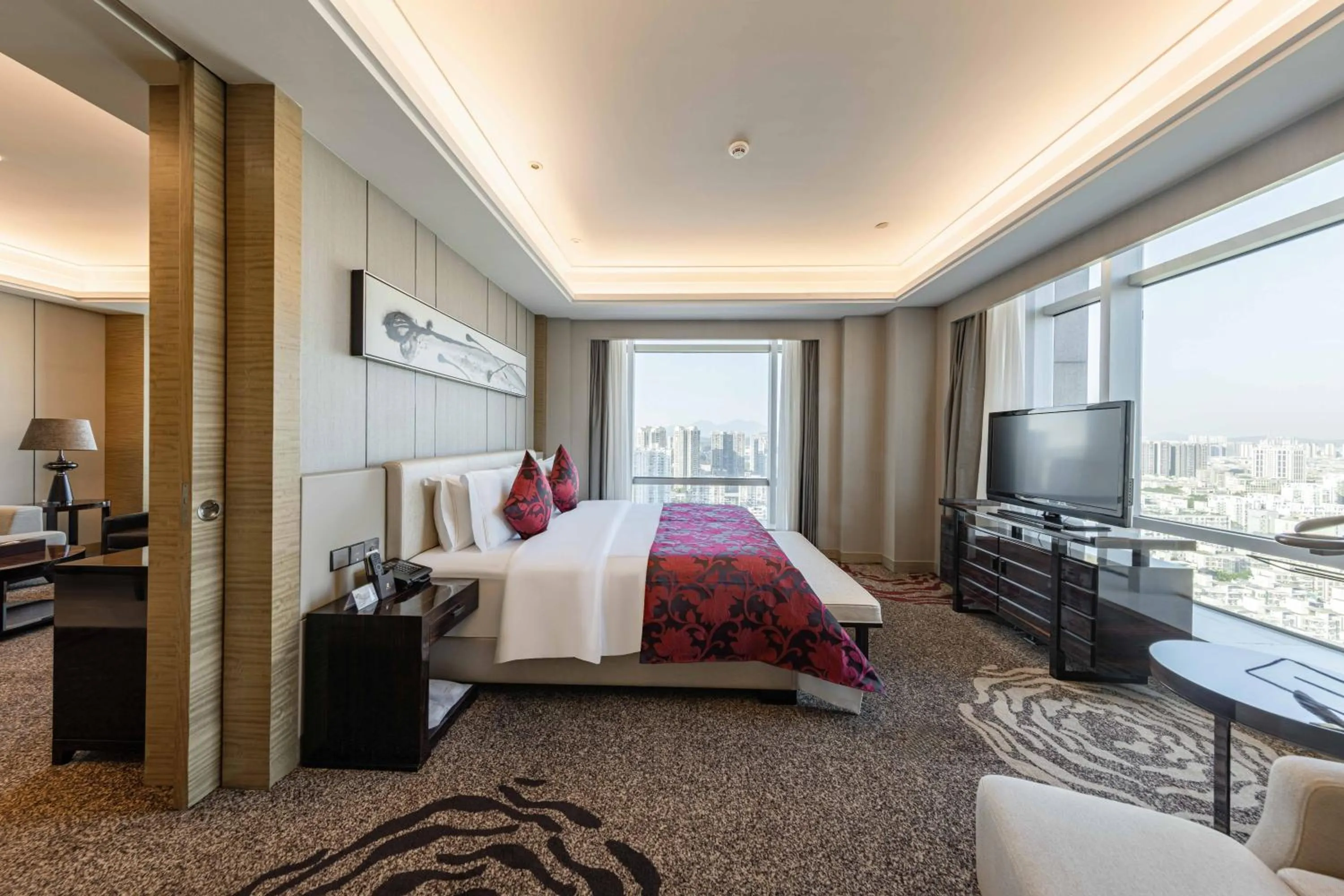 Bed in Shenzhen LANGYUE International Hotel