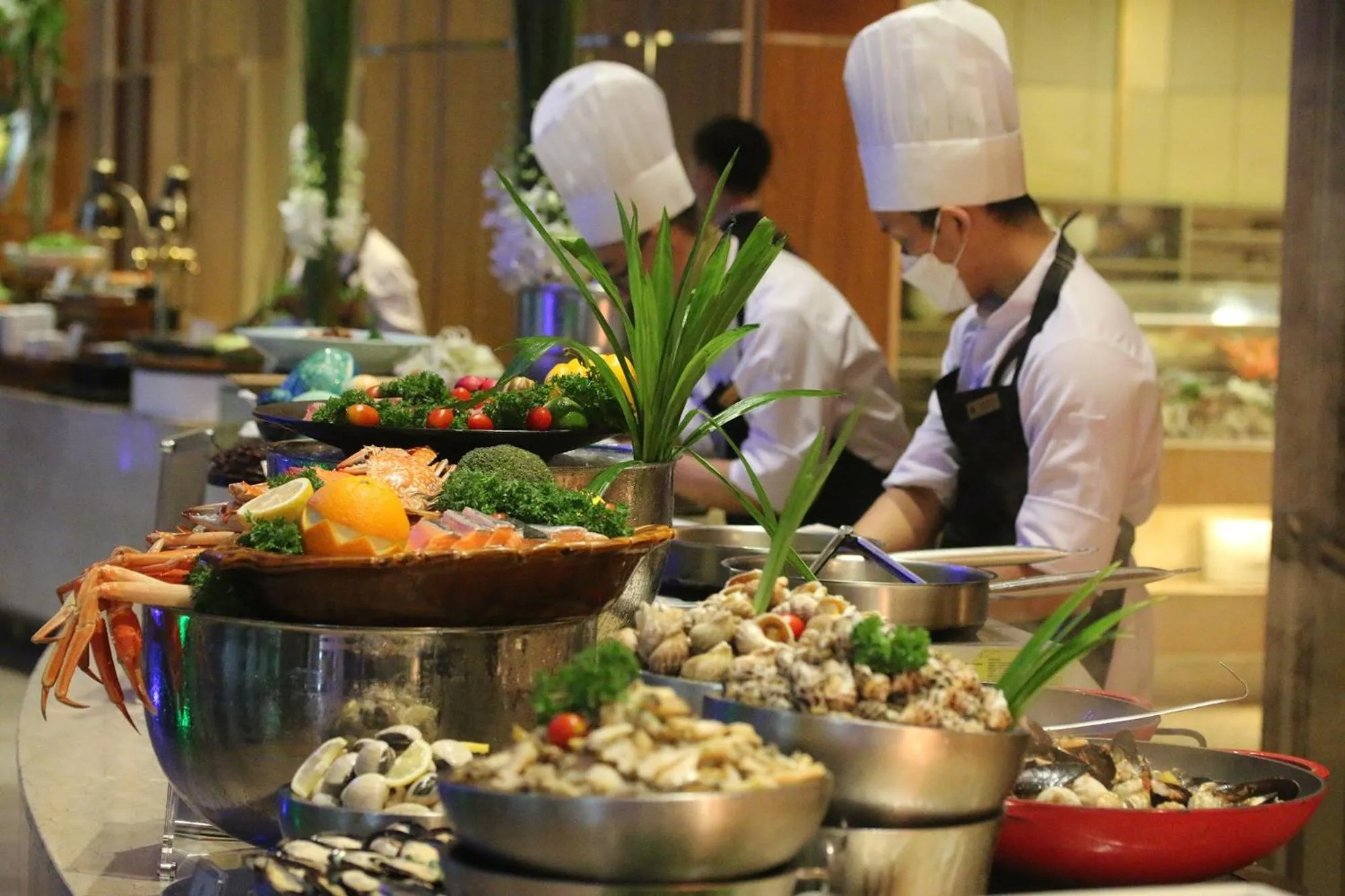 Dinner in Hotel Nikko Saigon