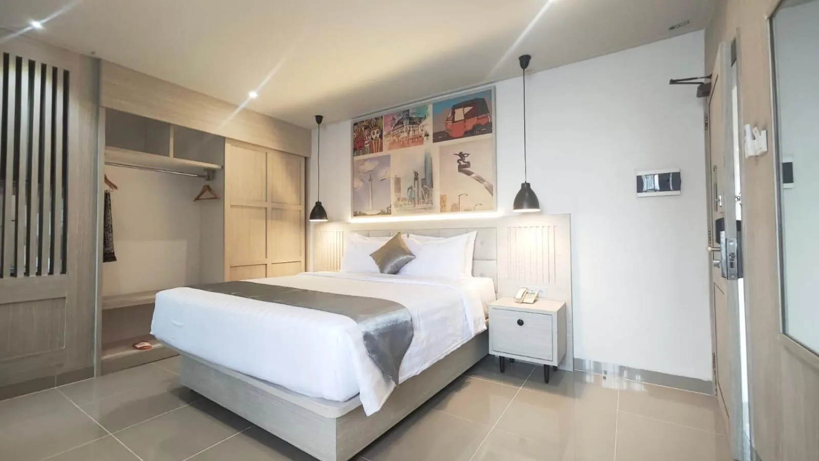 Bed in 1O1 URBAN Jakarta Thamrin