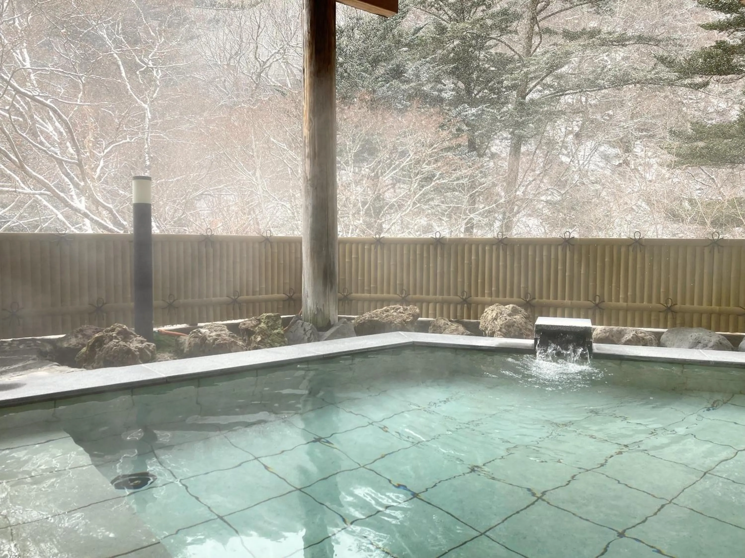 Open Air Bath in Itoen Hotel Shima