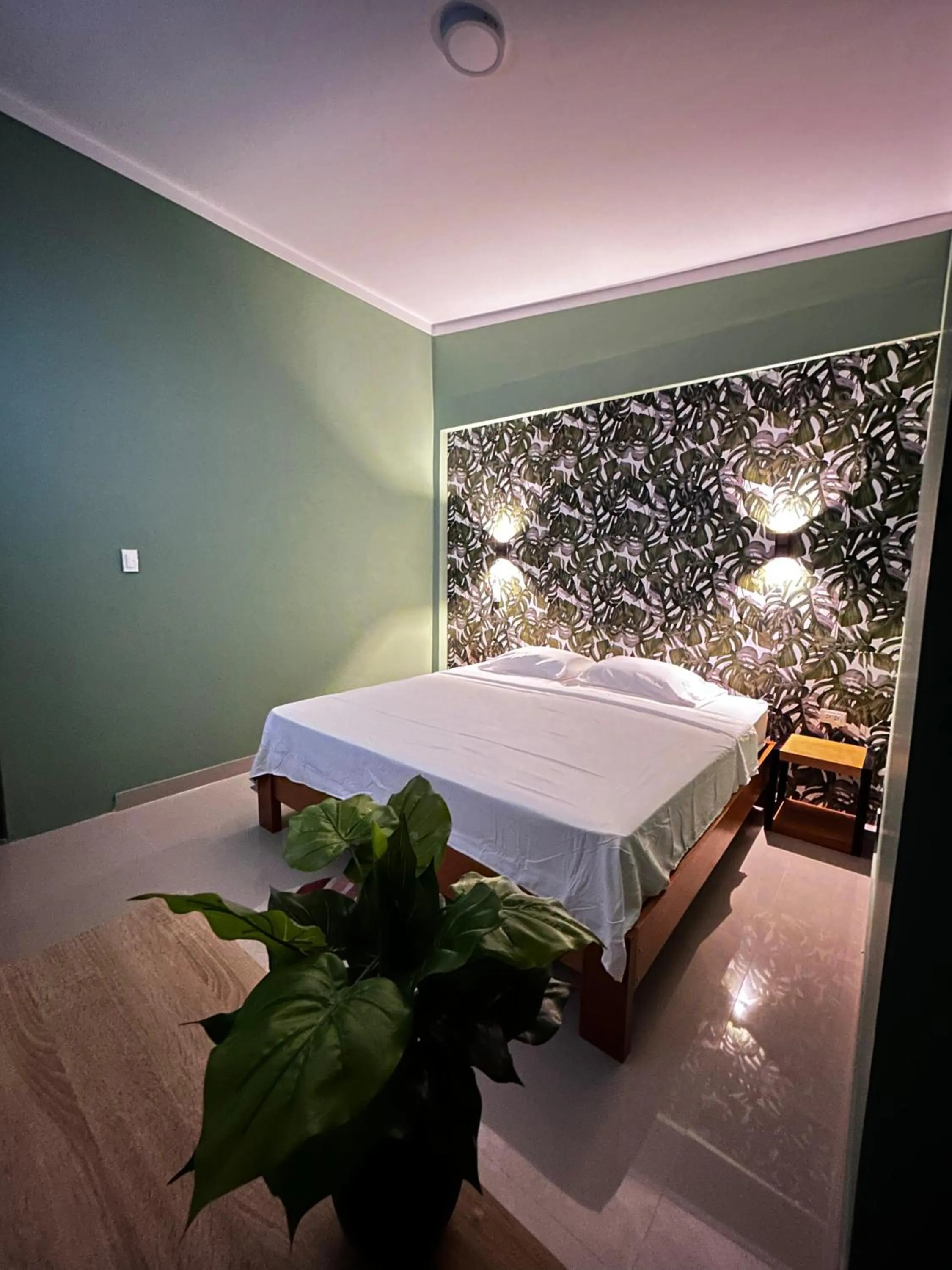 Bed in Hostal Cordillera Azul