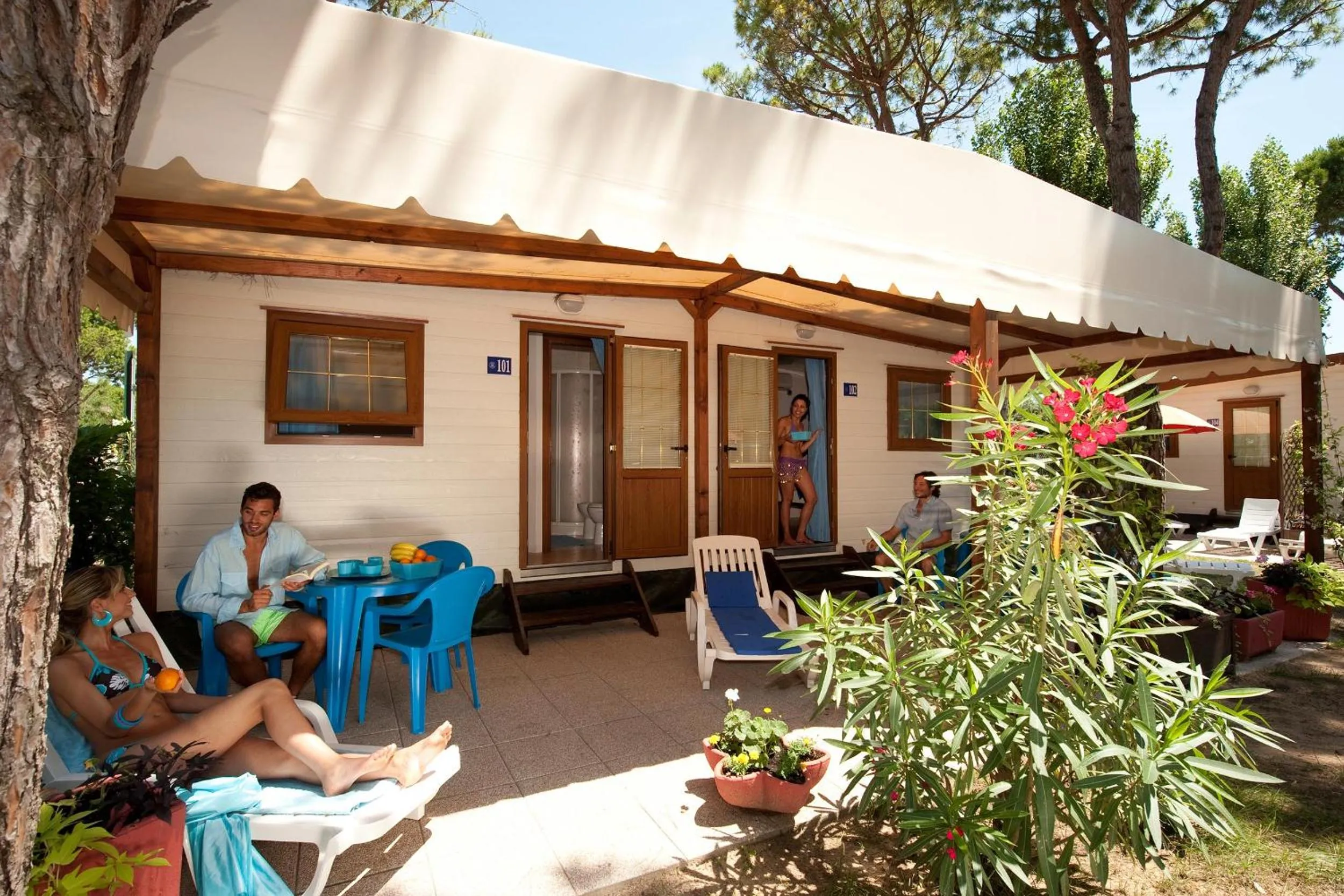 Patio in Camping Village Cavallino