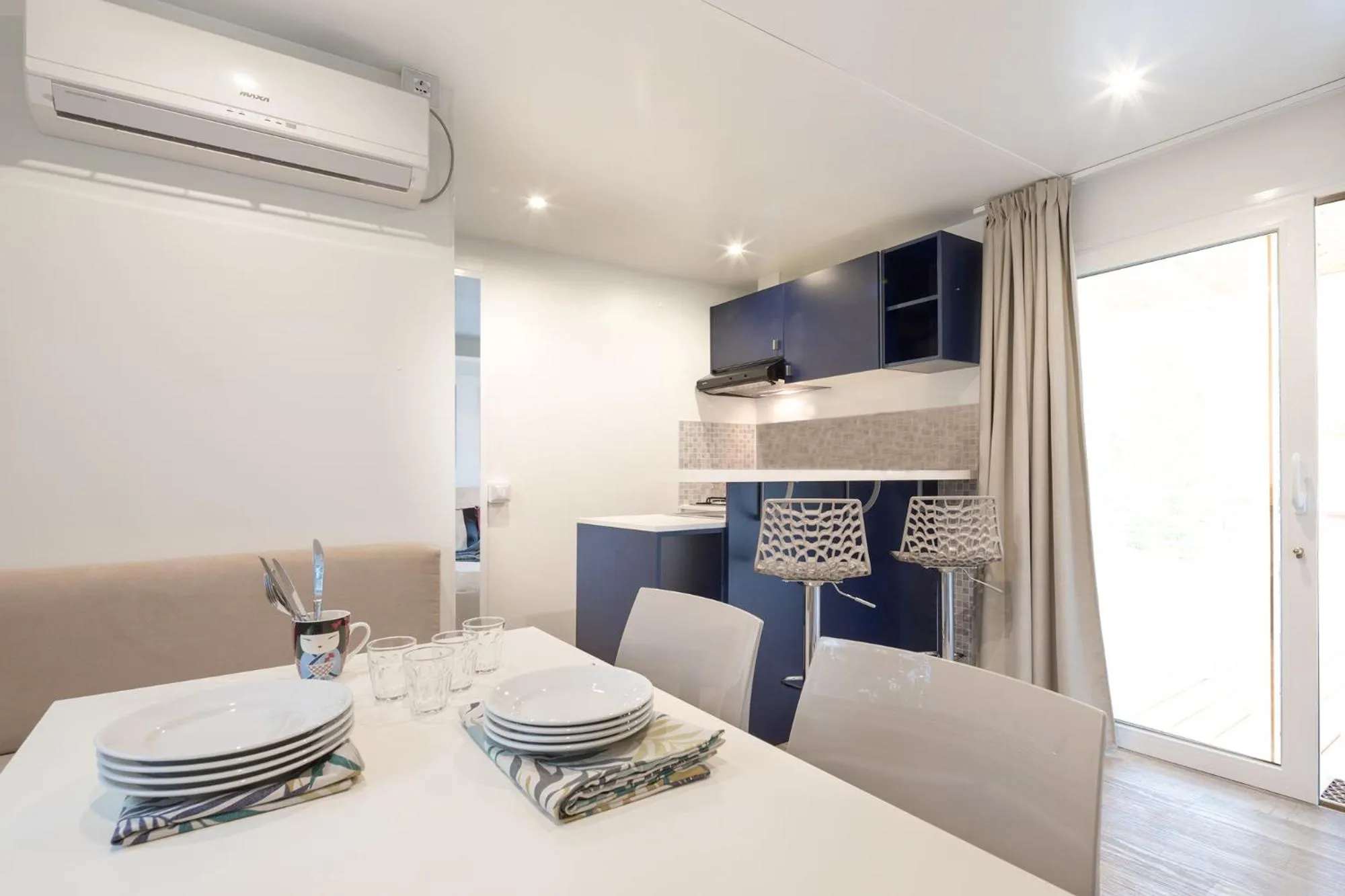 Living room in Camping Village Cavallino