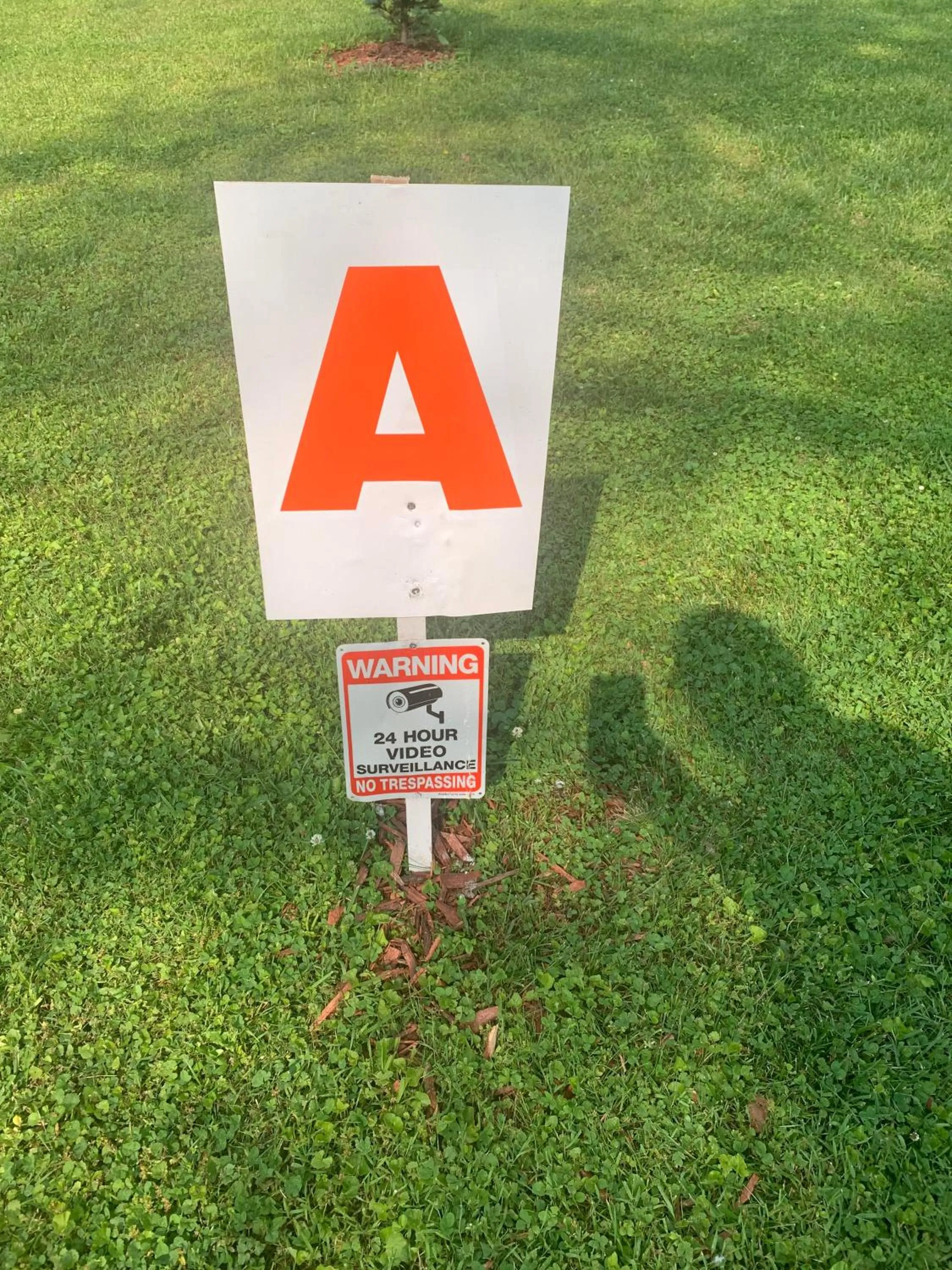 Parking in Log Cabin in the Field