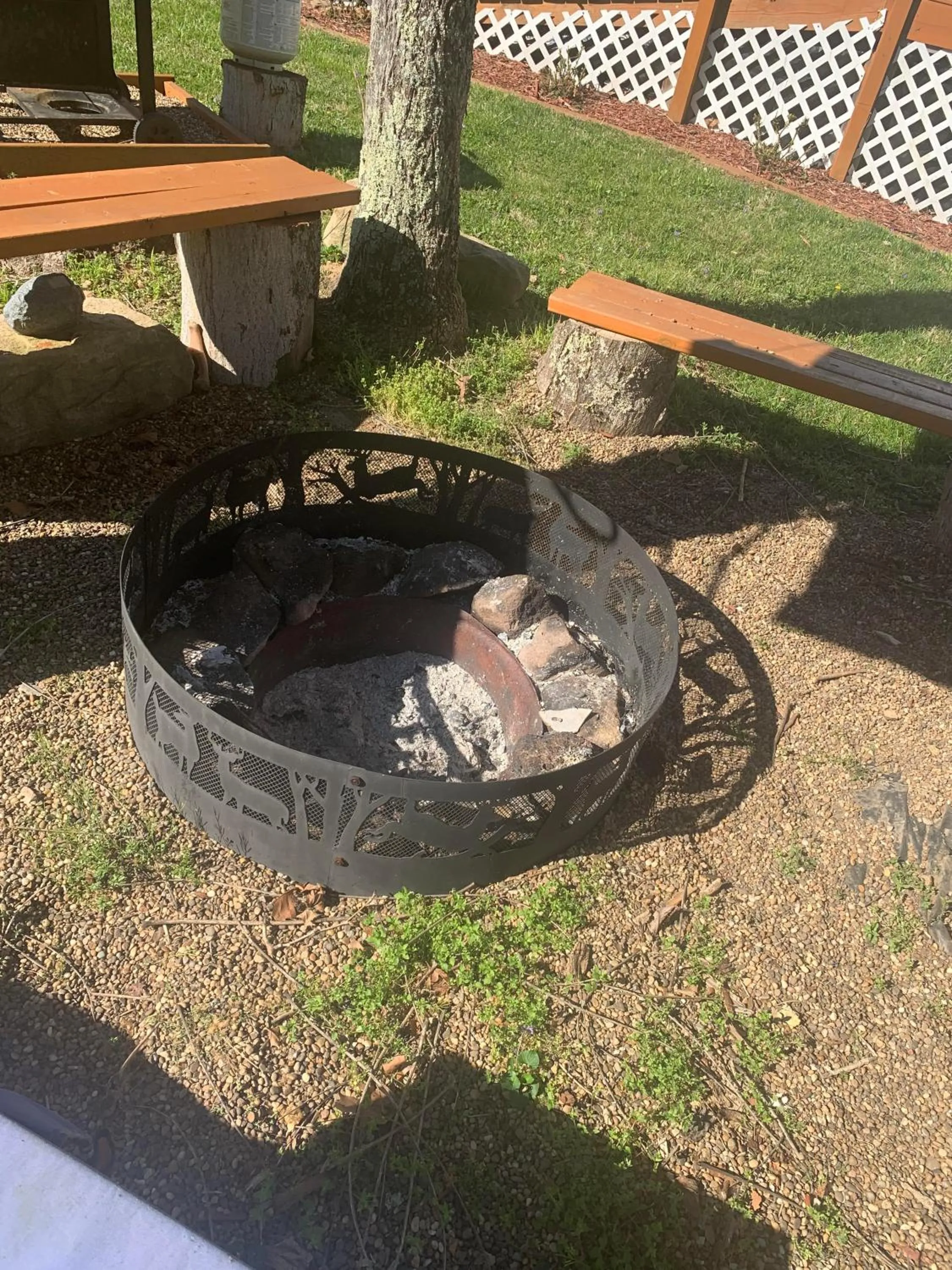 flat iron in Log Cabin in the Field