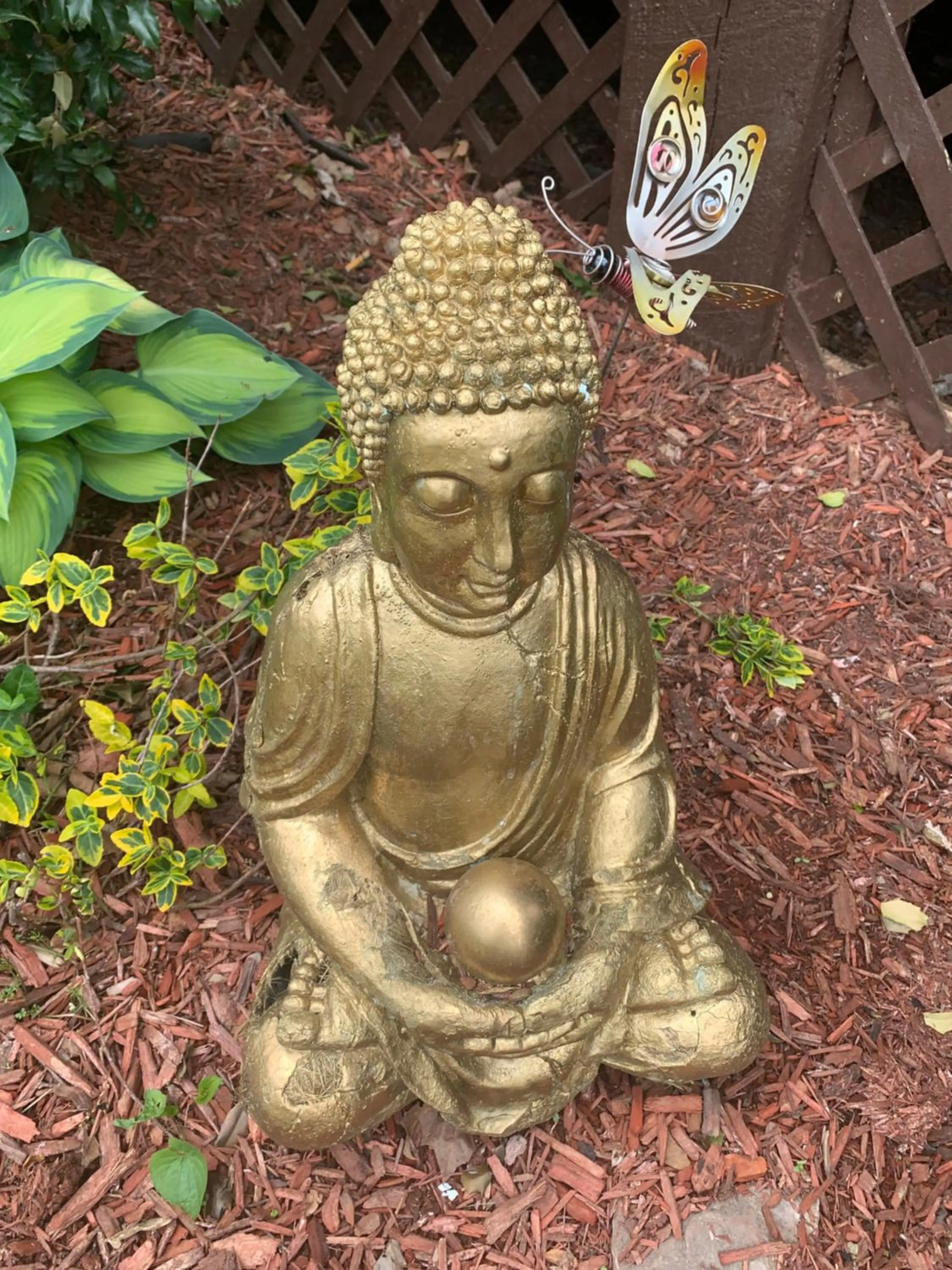 Garden in Log Cabin in the Field