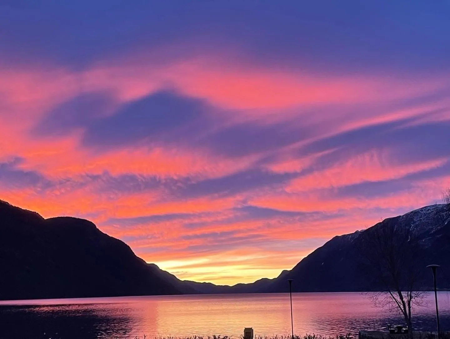 Sunrise in Sandviken Camping