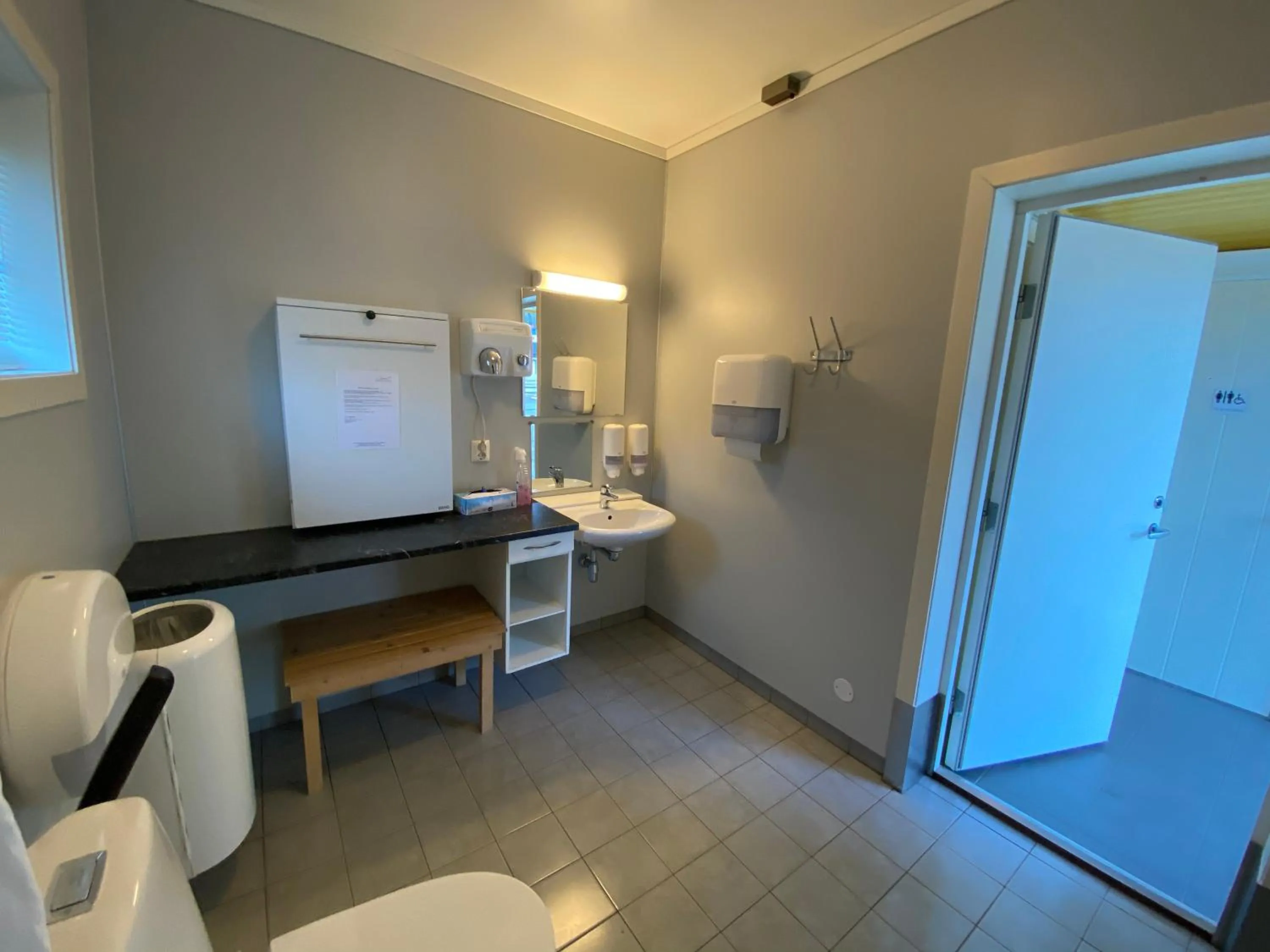 Bathroom in Sandviken Camping