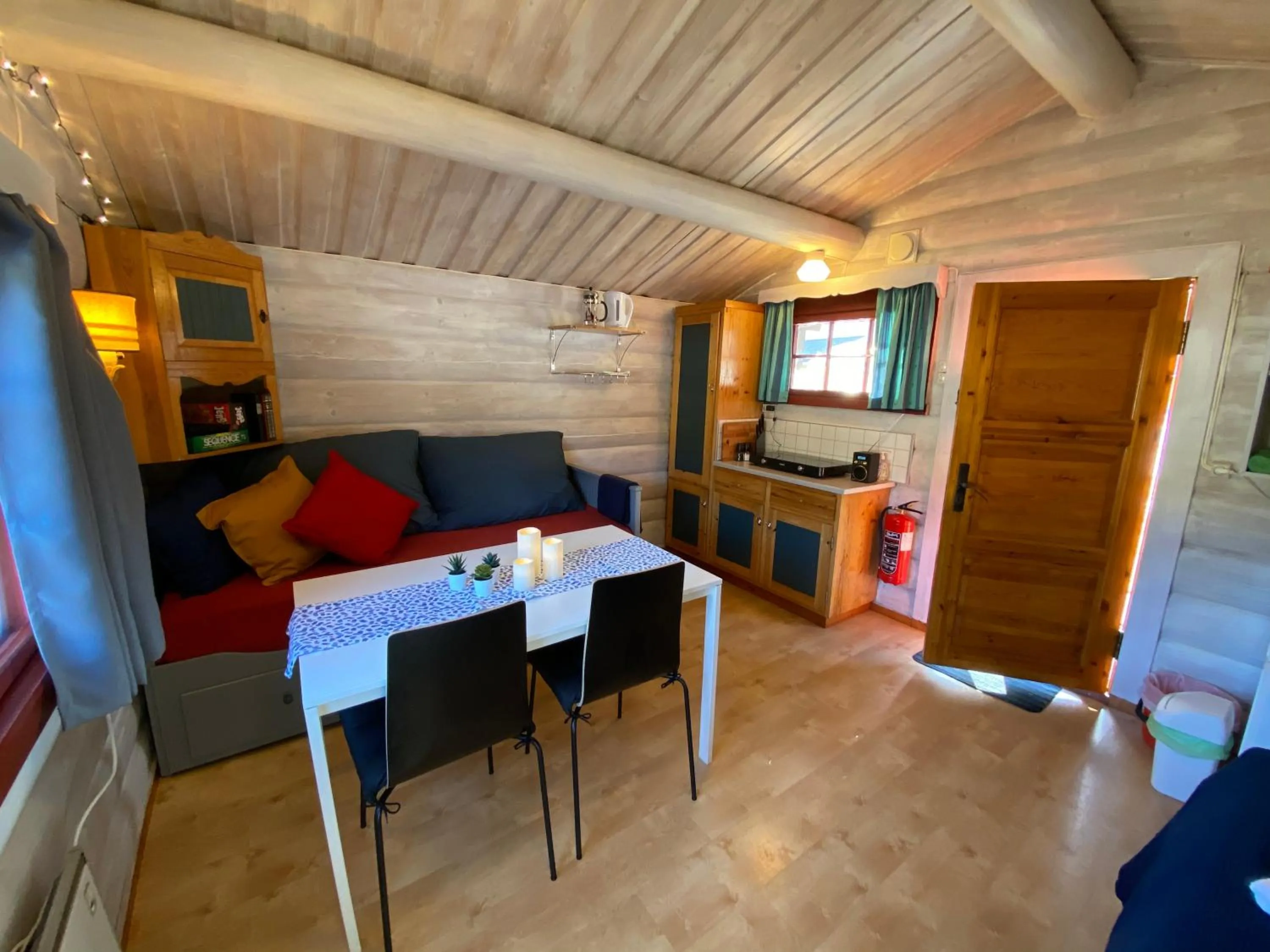 Living room in Sandviken Camping