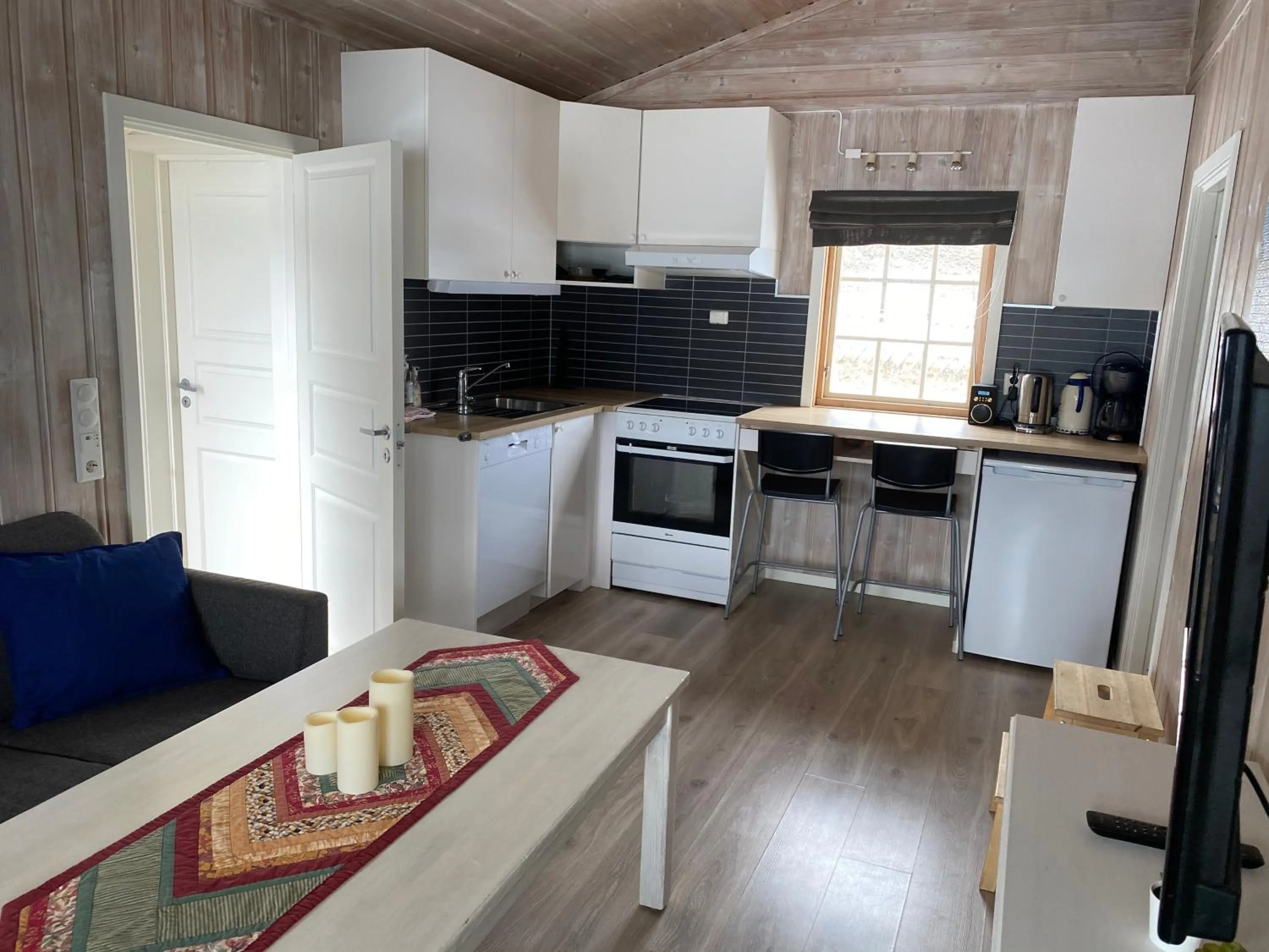 Kitchen or kitchenette in Sandviken Camping