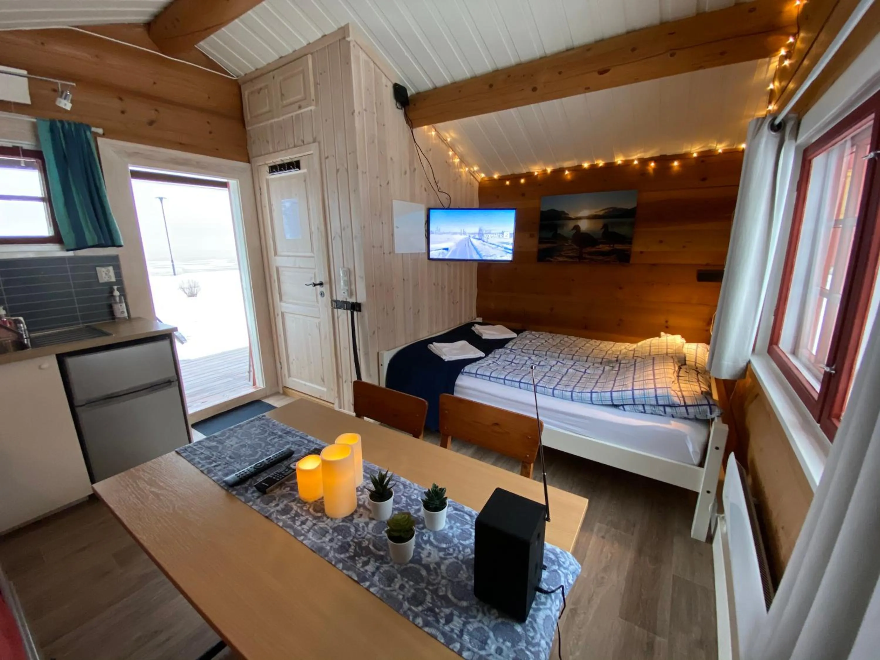 Photo of the whole room, Bed in Sandviken Camping