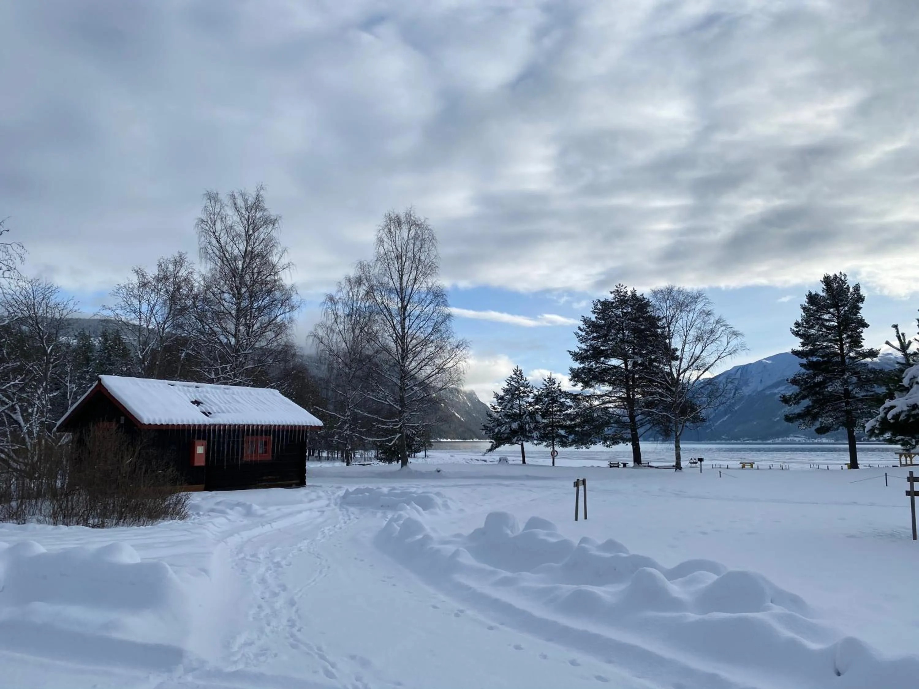 Winter in Sandviken Camping