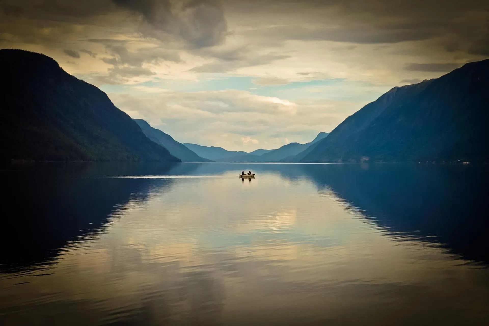 Natural landscape in Sandviken Camping