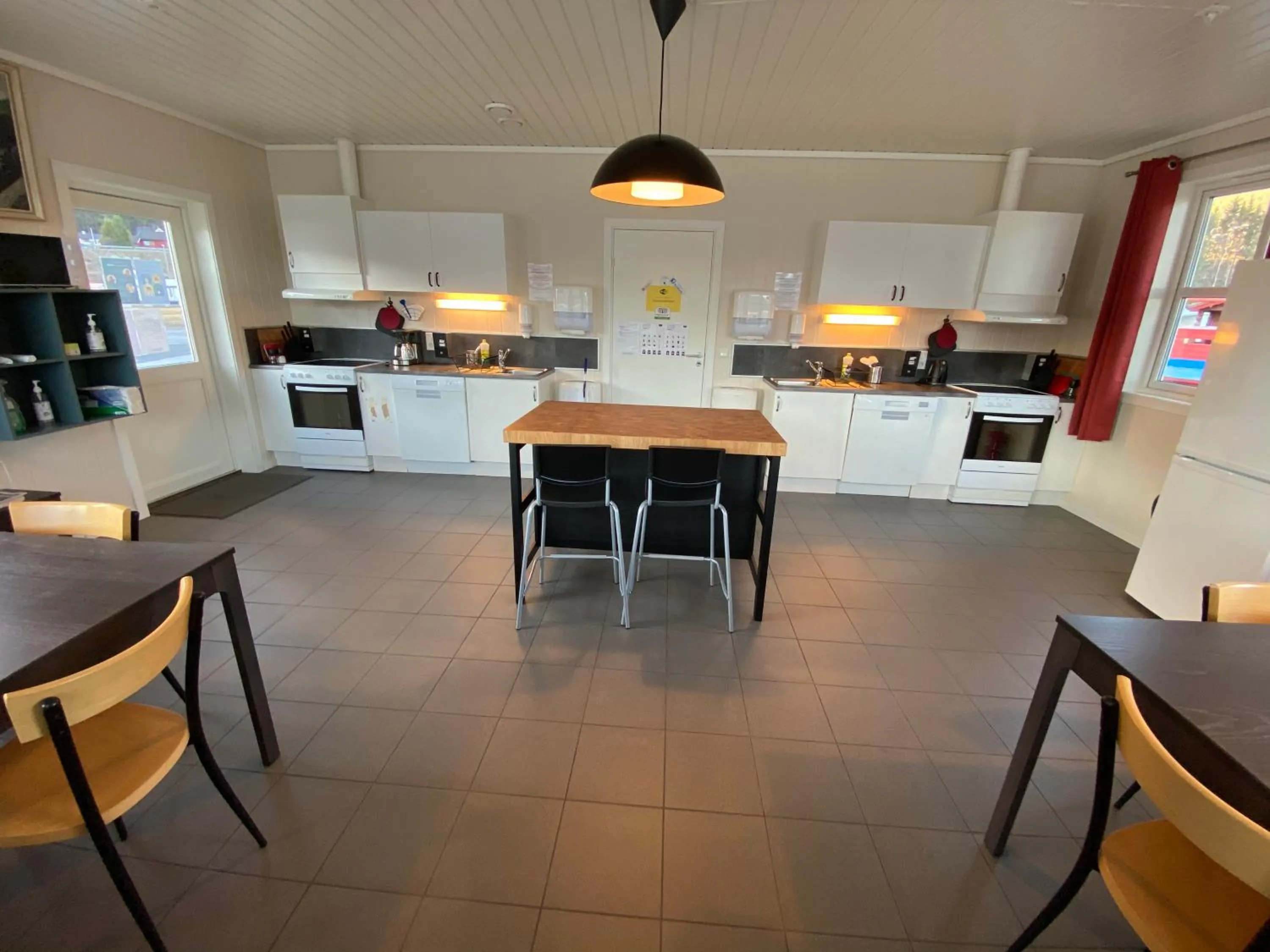 Dining area in Sandviken Camping