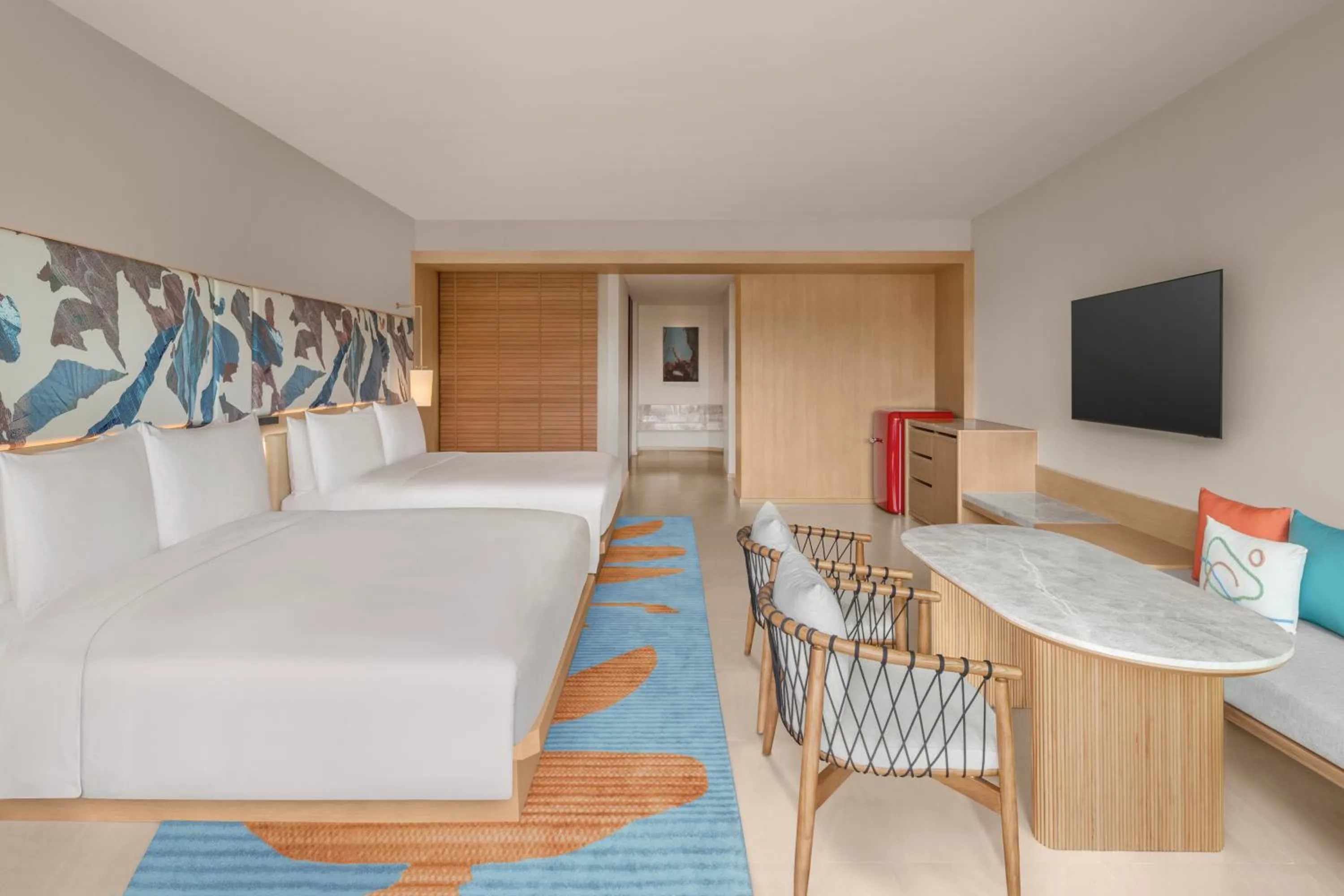 Property building, Bed in Le Meridien Phuket Mai Khao Beach Resort