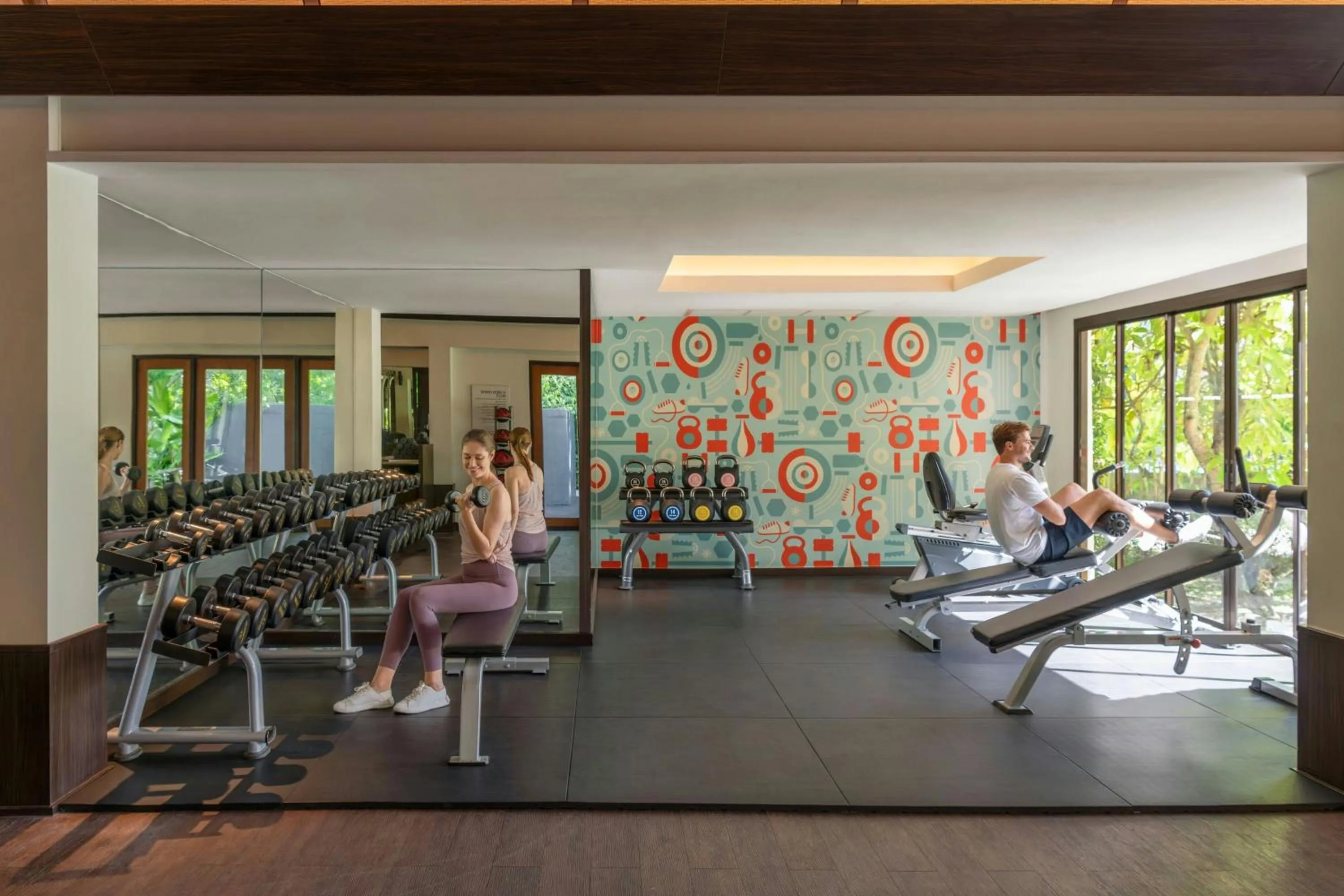 Fitness centre/facilities in Le Meridien Phuket Mai Khao Beach Resort