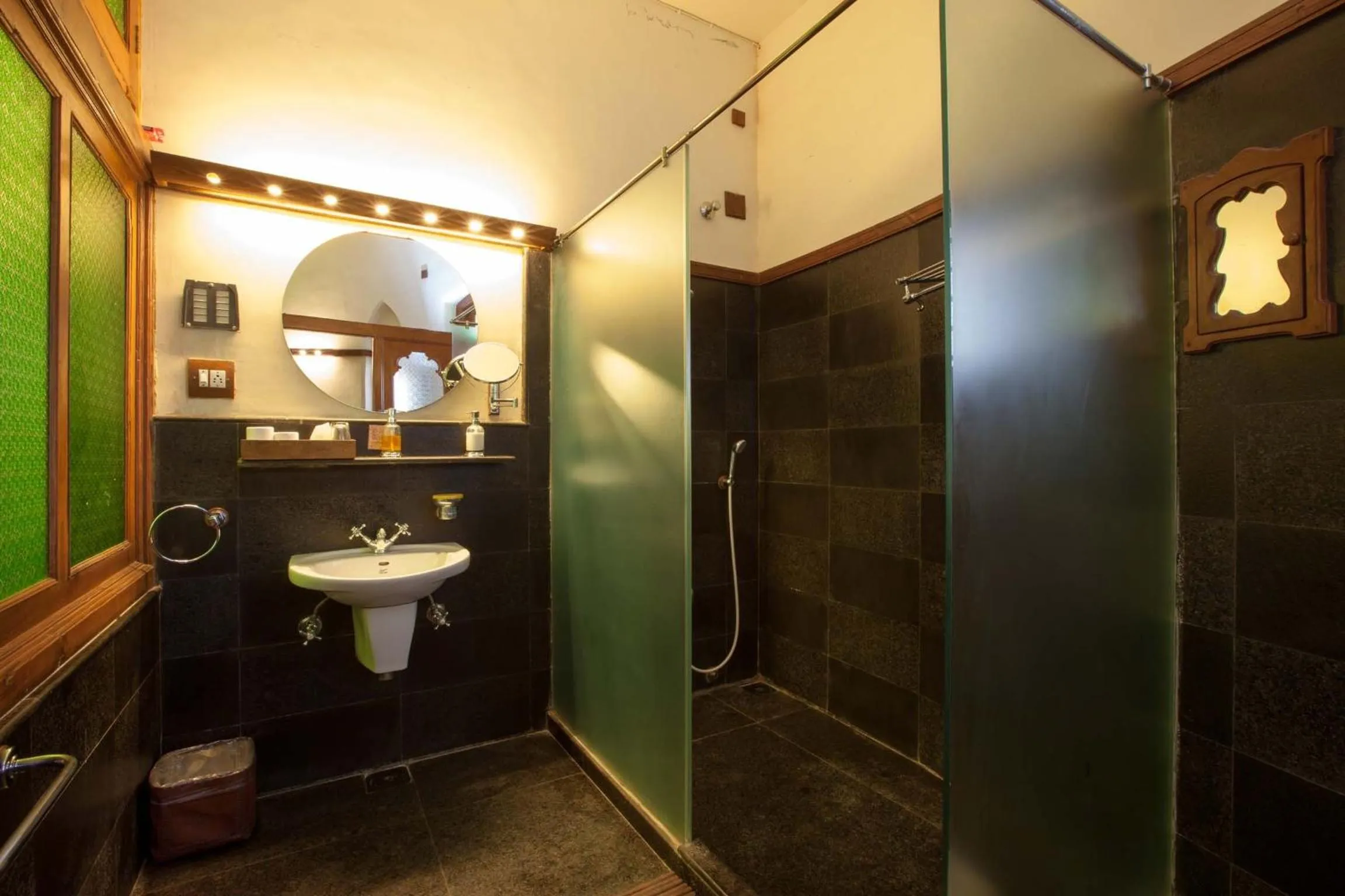 Bathroom in The House of MG-A Heritage Hotel, Ahmedabad