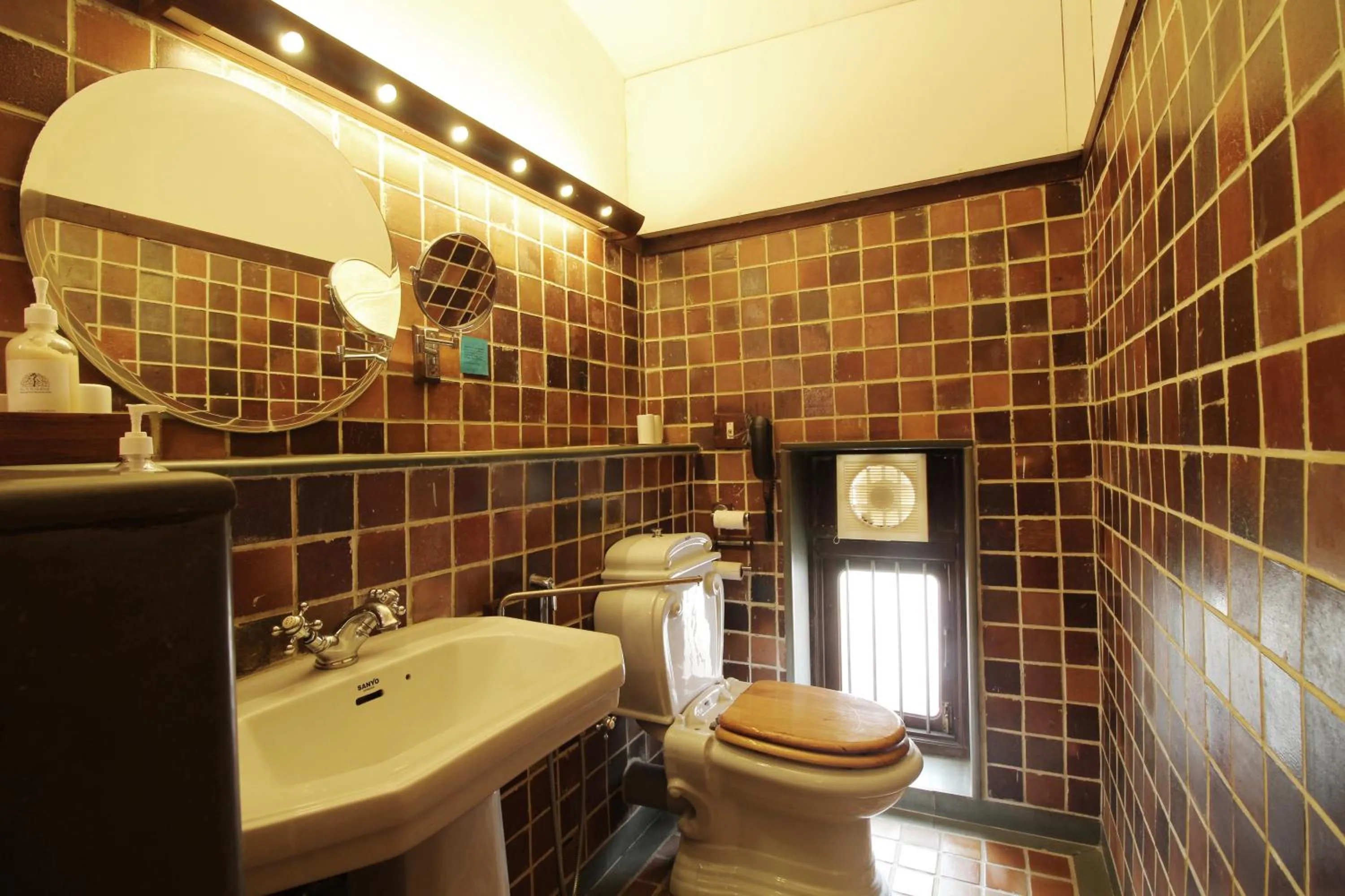 Bathroom in The House of MG-A Heritage Hotel, Ahmedabad