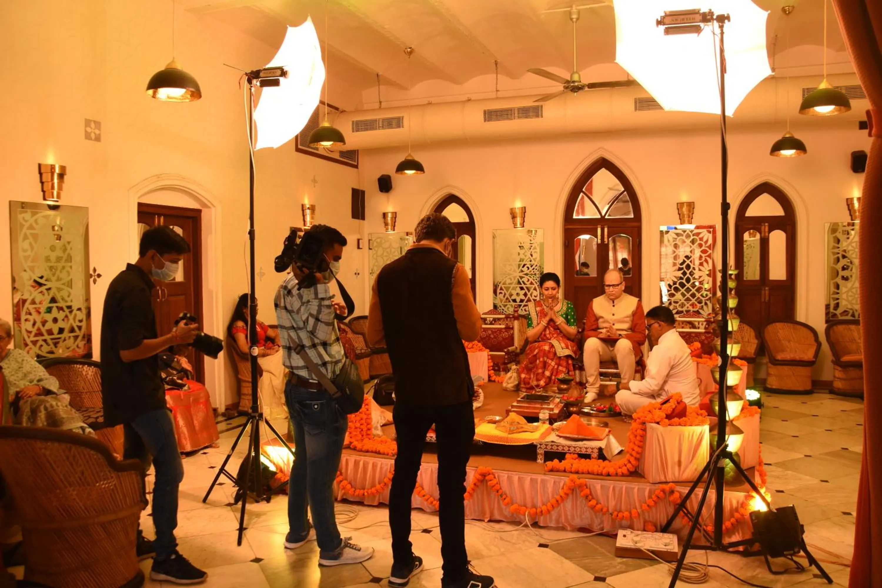 People in The House of MG-A Heritage Hotel, Ahmedabad