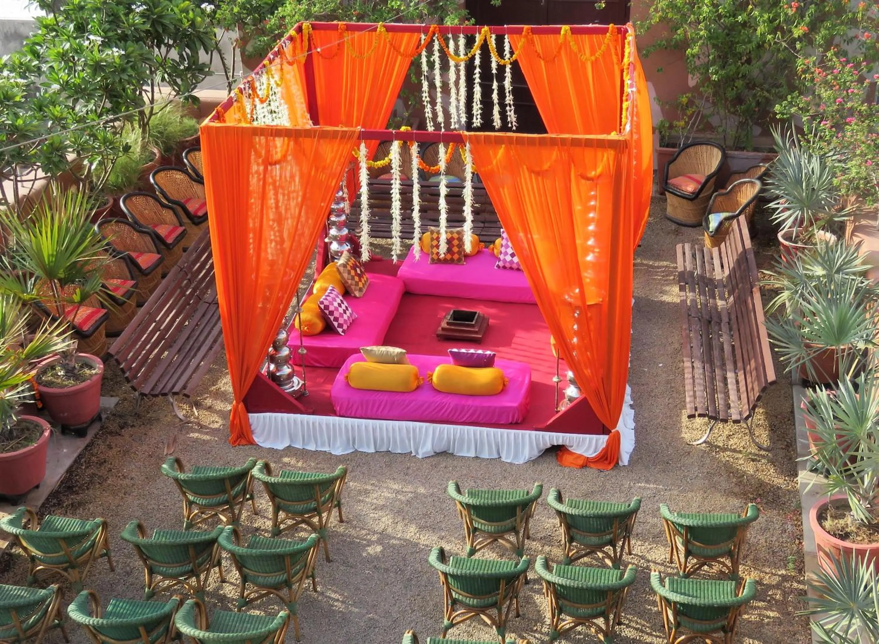 Balcony/Terrace in The House of MG-A Heritage Hotel, Ahmedabad