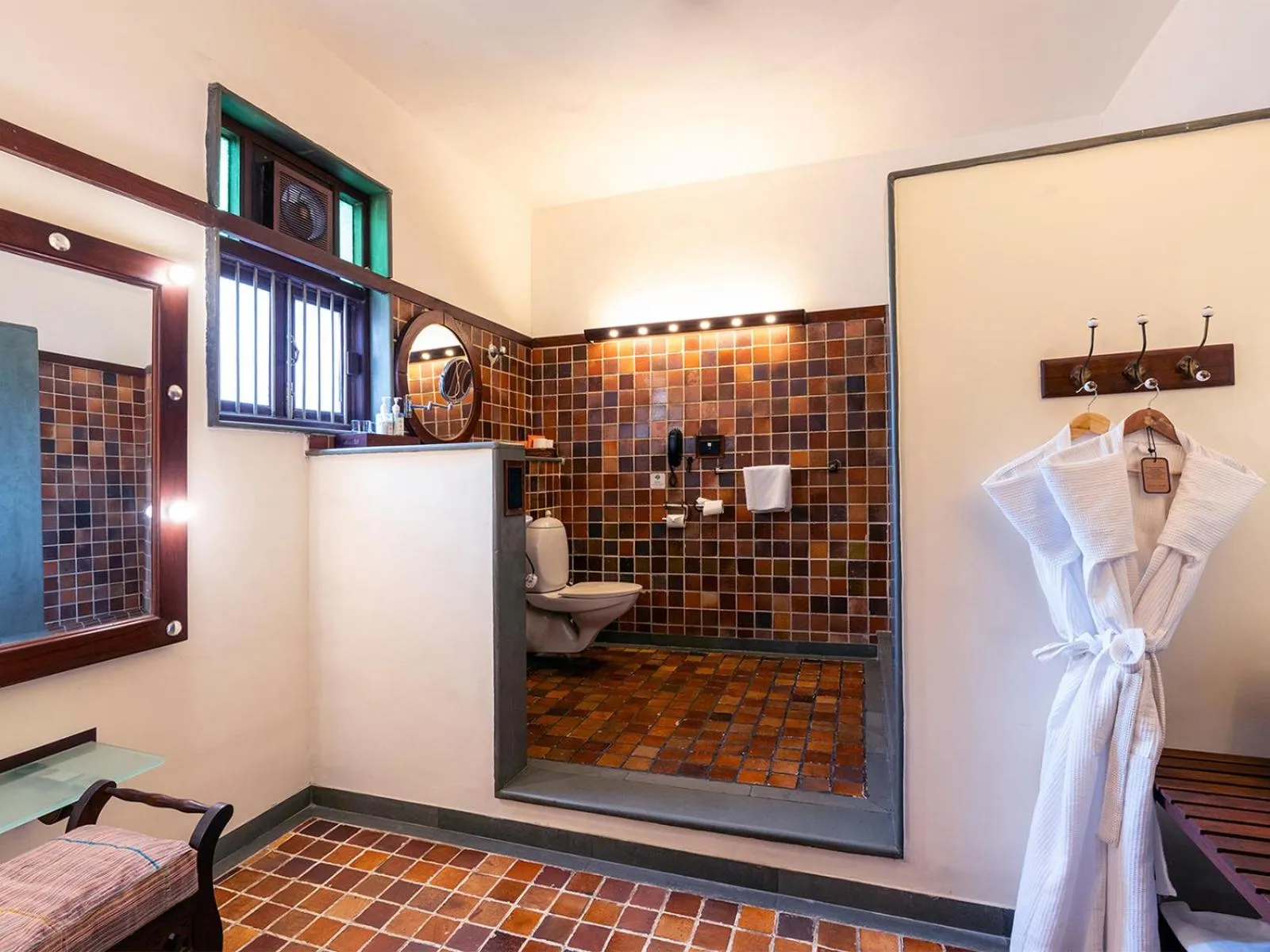 Bathroom in The House of MG-A Heritage Hotel, Ahmedabad