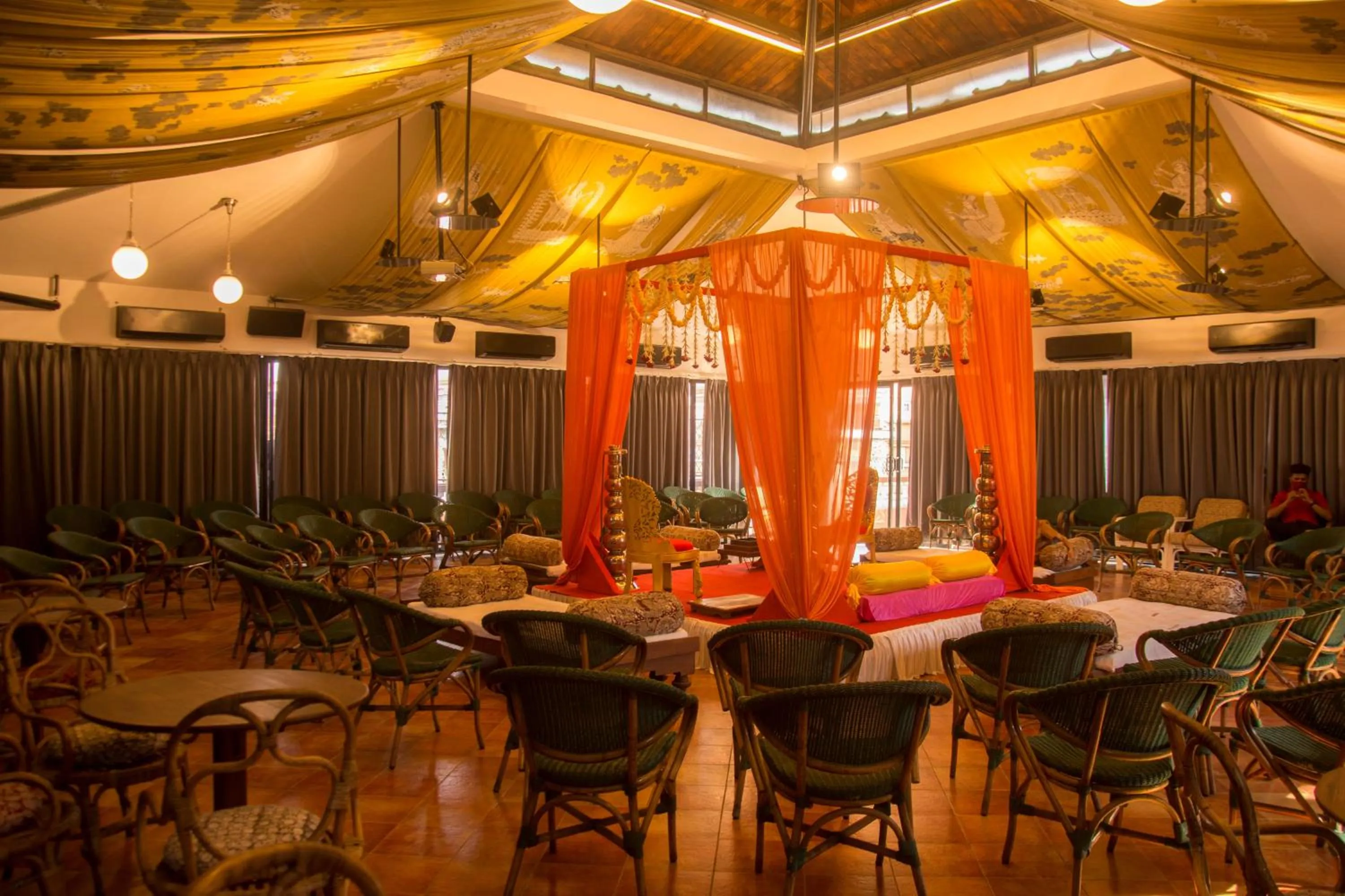 Decorative detail in The House of MG-A Heritage Hotel, Ahmedabad