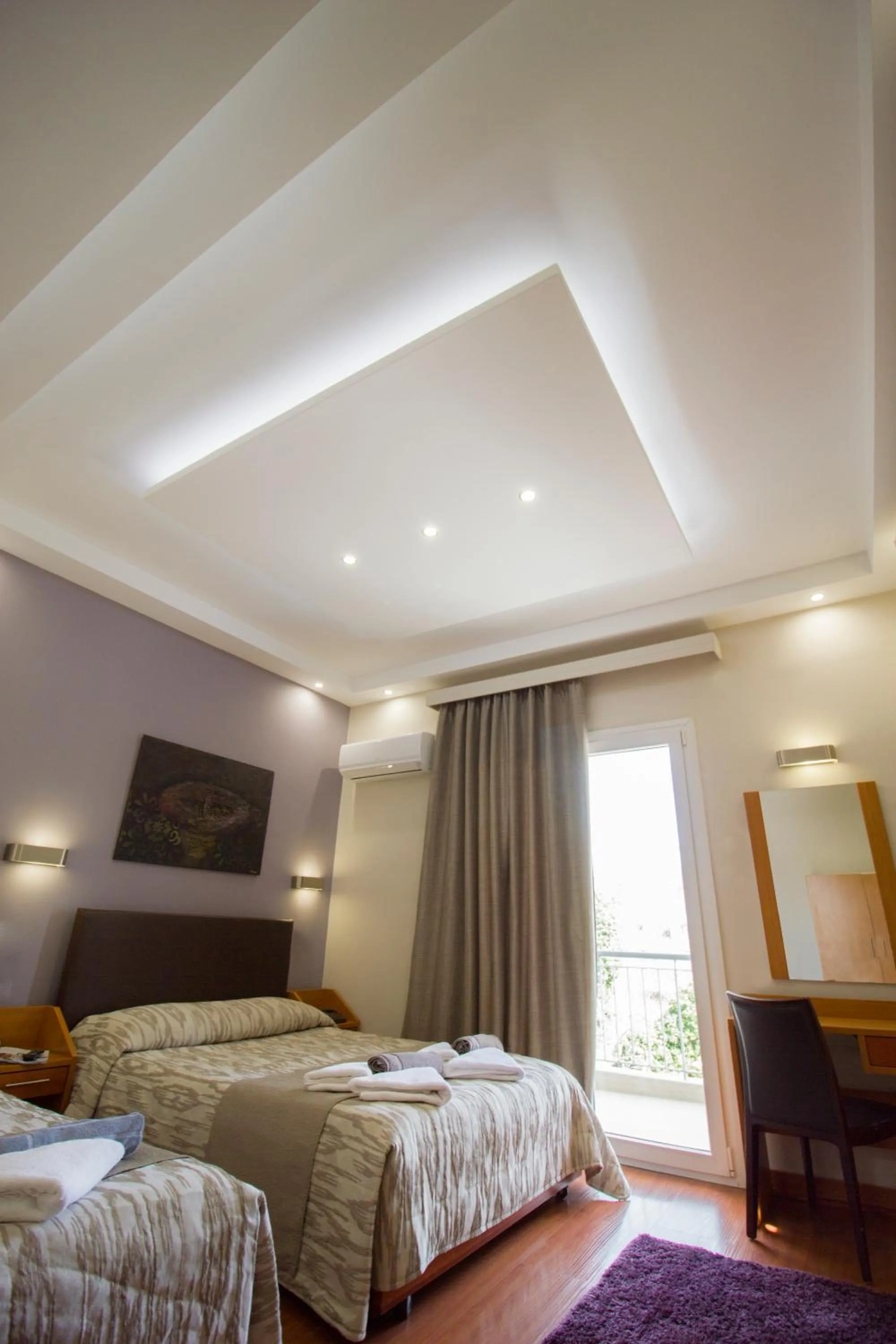 Bed in Hotel Lithaion