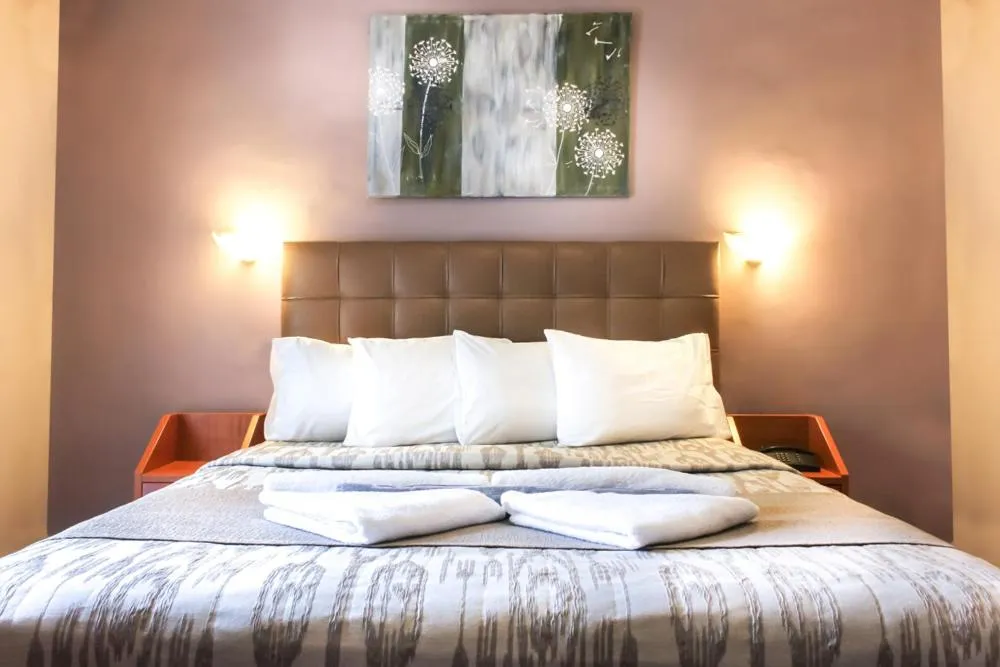 Bed in Hotel Lithaion