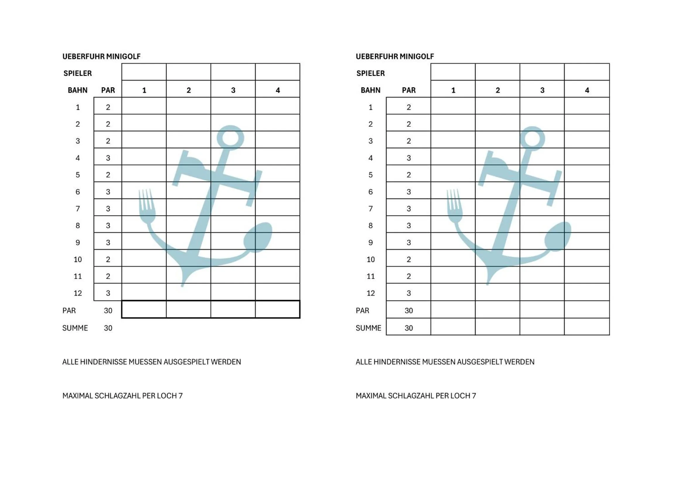 Minigolf in Boutique-Gasthof Ueberfuhr