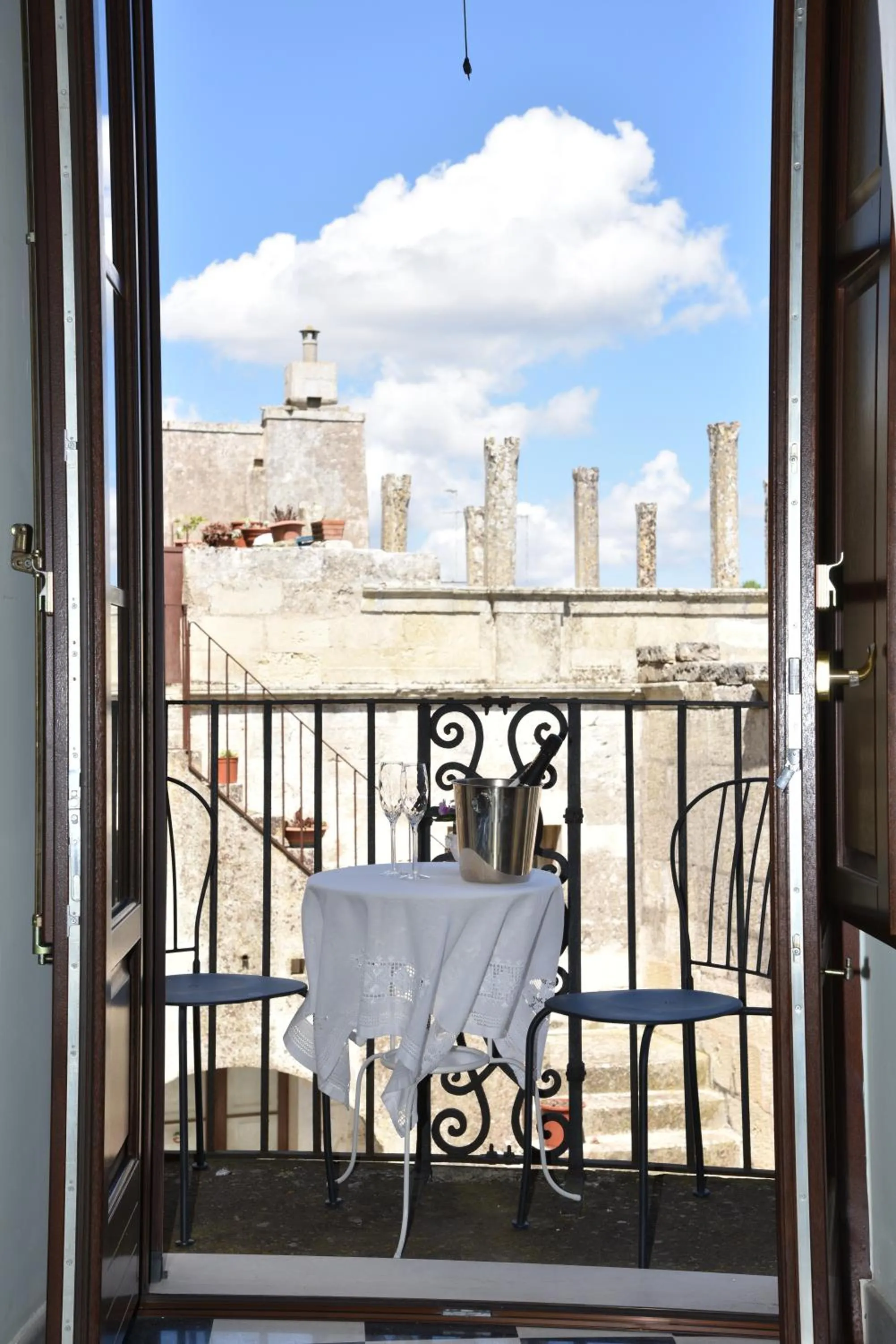 Balcony/Terrace in B&B Antica Corte