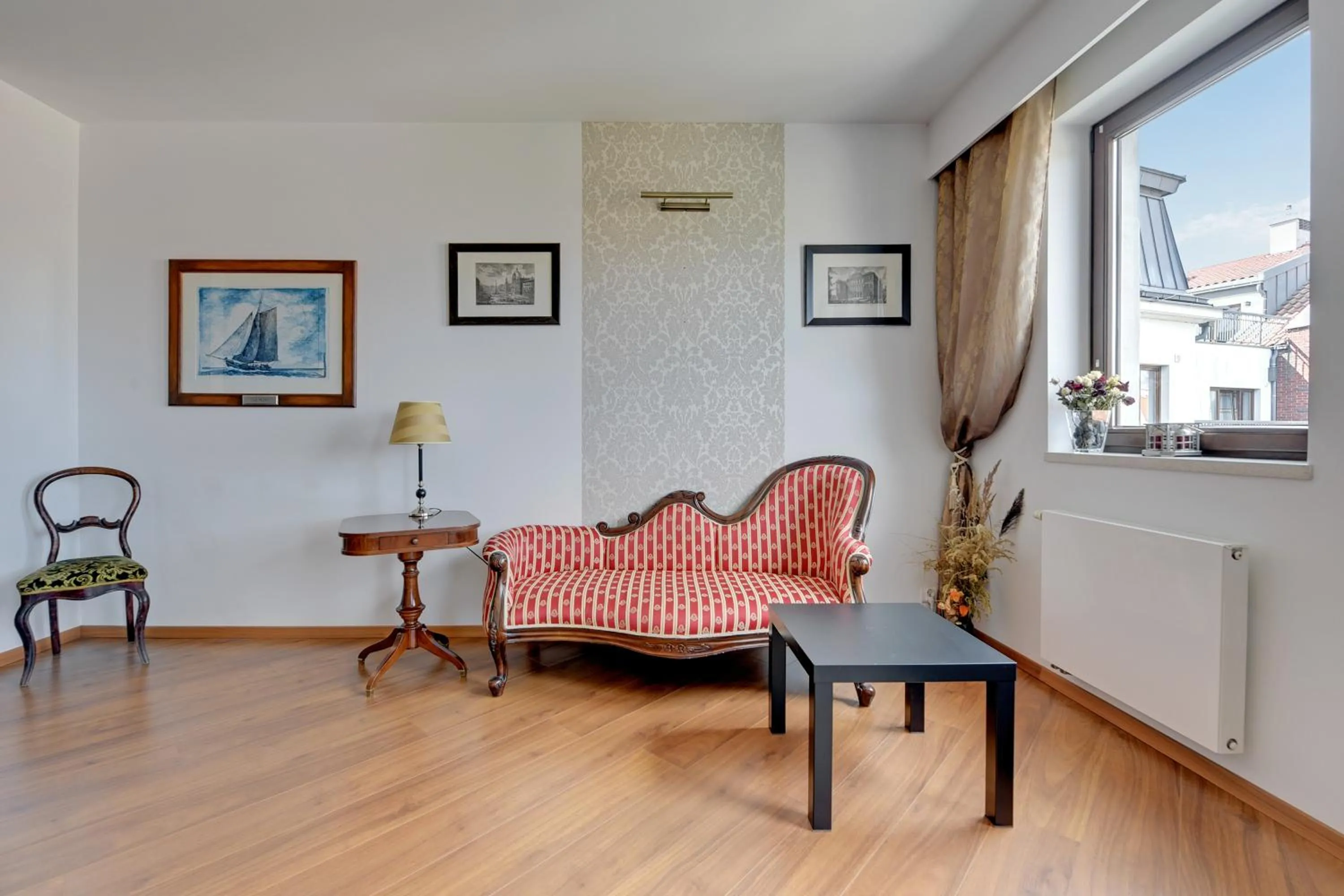 Living room in Szafarnia Apartments Old Town