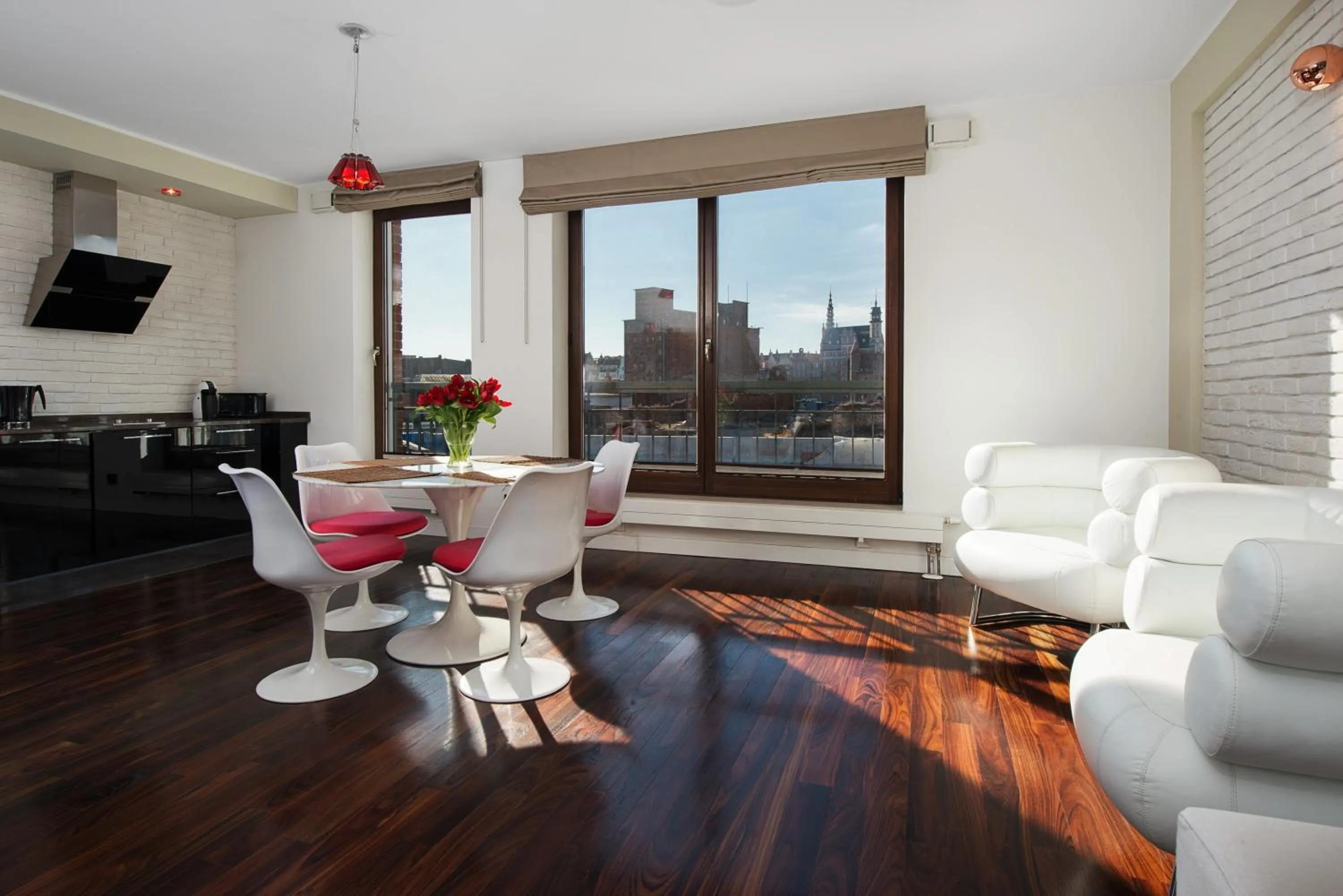 Living room in Szafarnia Apartments Old Town