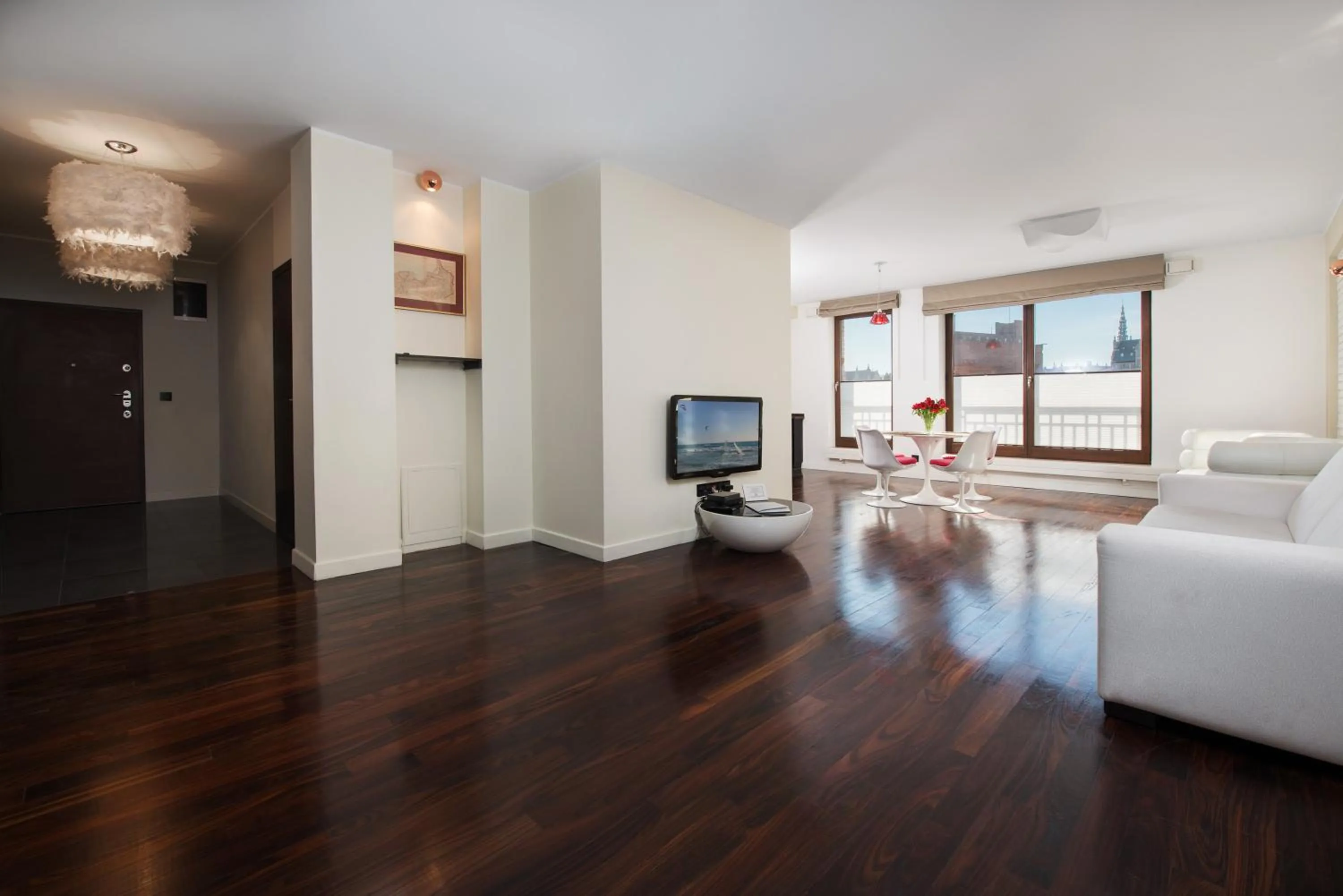 Living room in Szafarnia Apartments Old Town