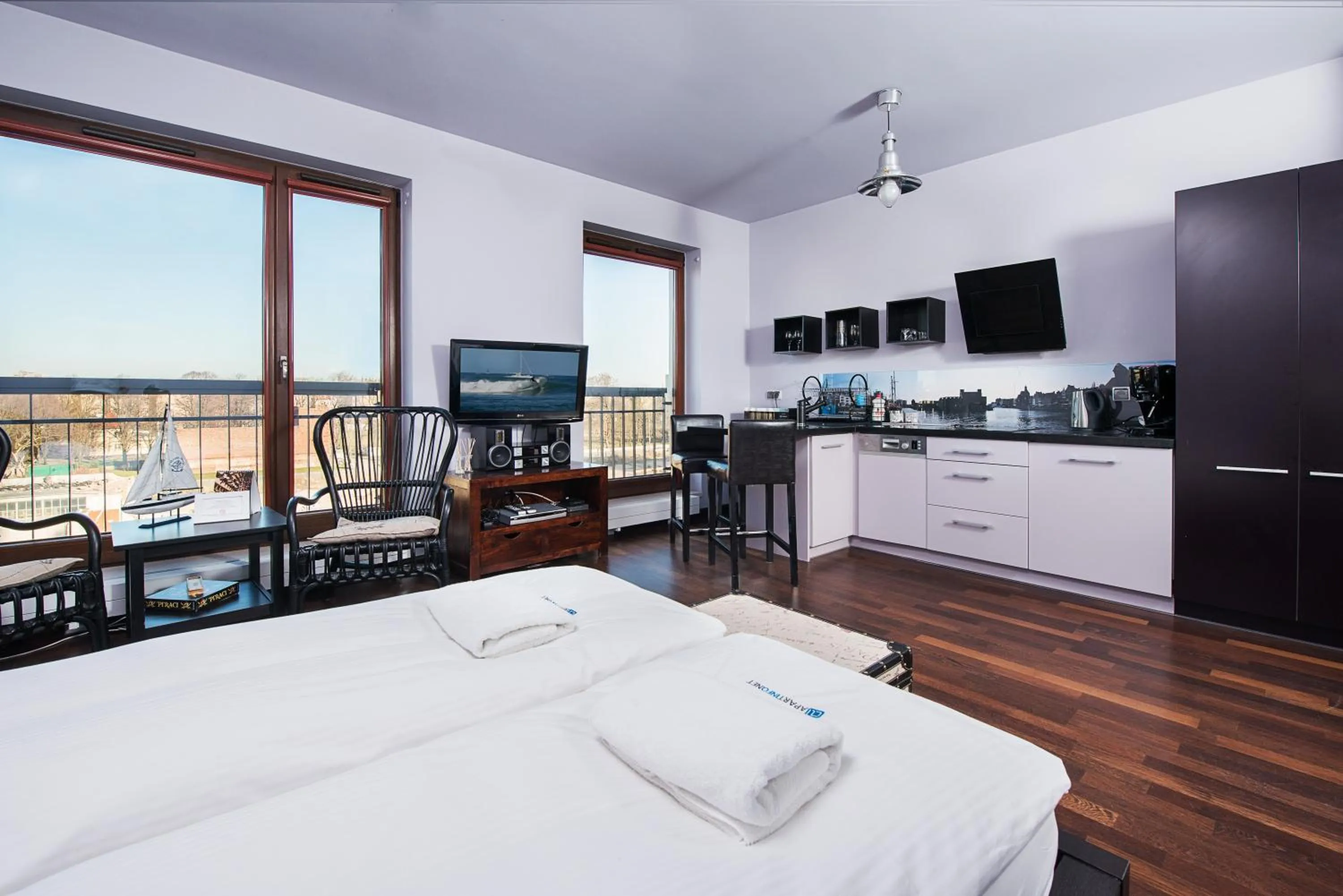 Photo of the whole room, Bed in Szafarnia Apartments Old Town