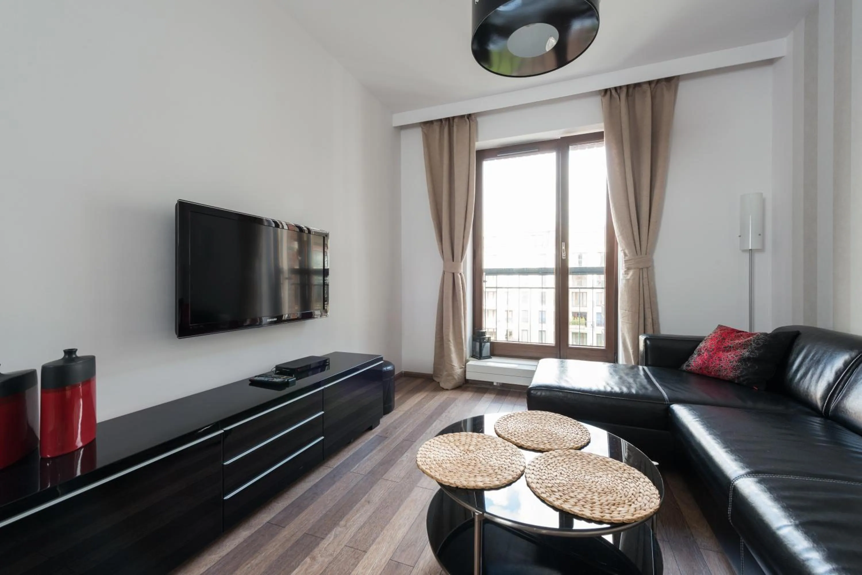 Living room in Szafarnia Apartments Old Town