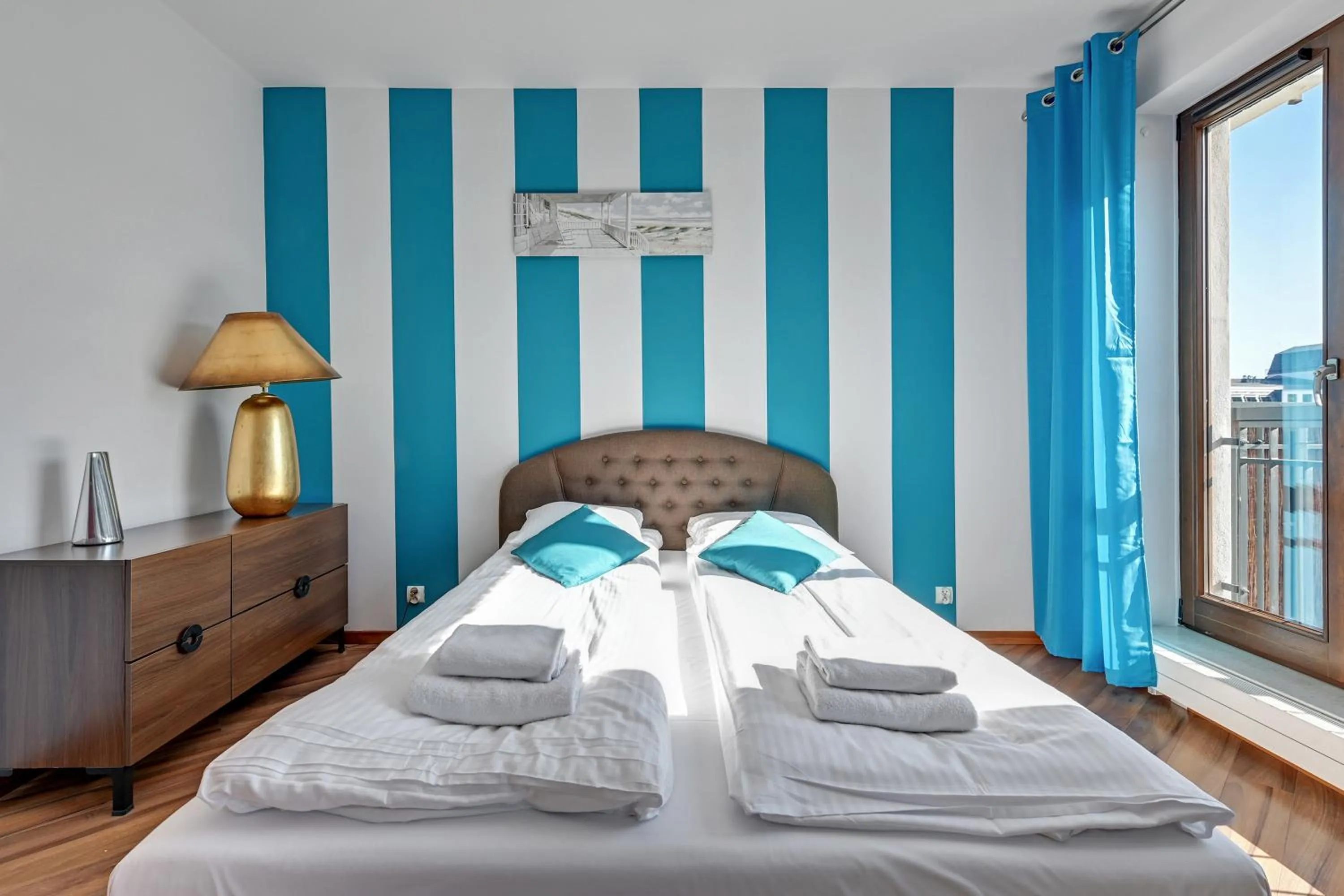 Bed in Szafarnia Apartments Old Town