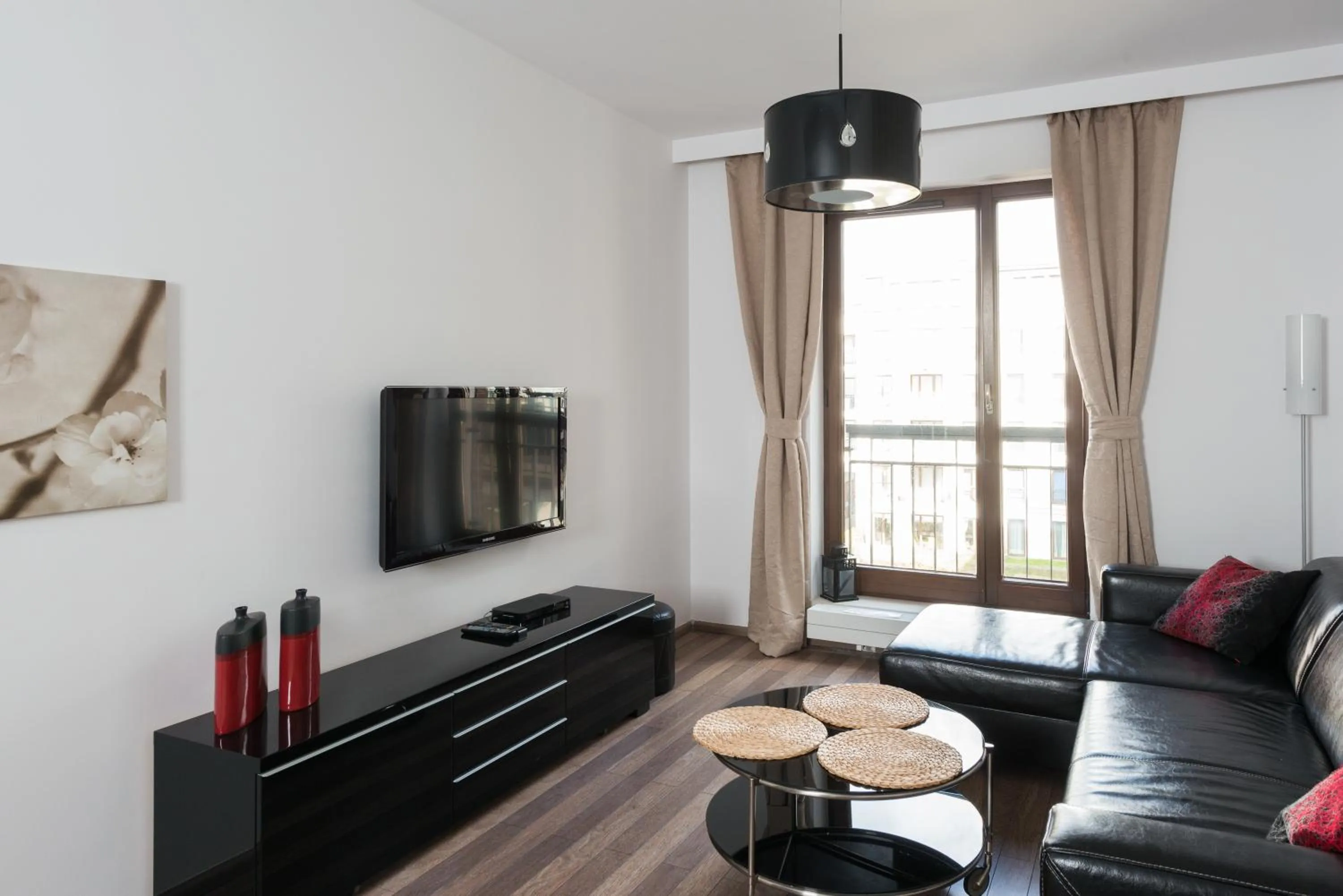 Living room in Szafarnia Apartments Old Town