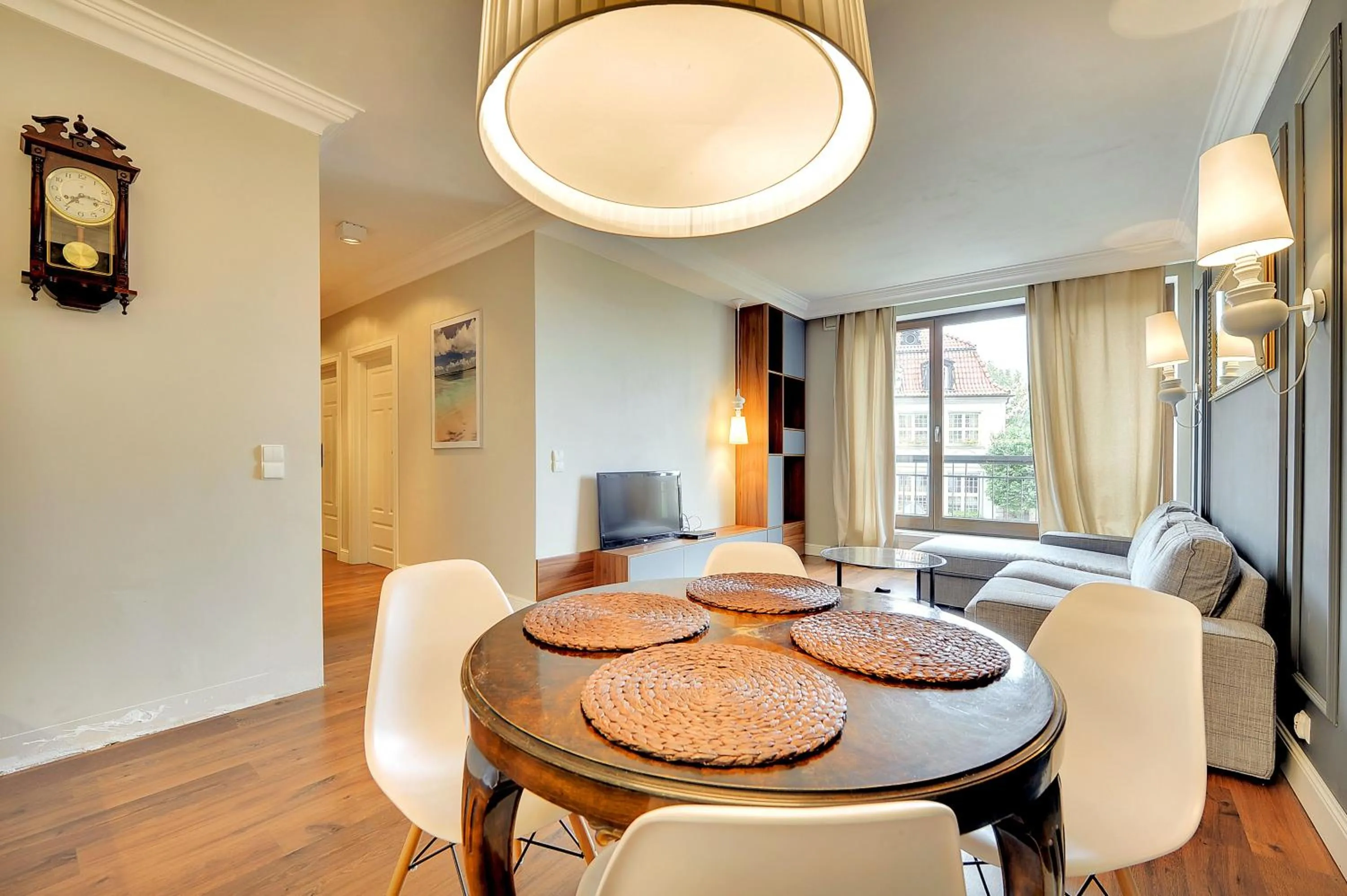 Living room in Szafarnia Apartments Old Town